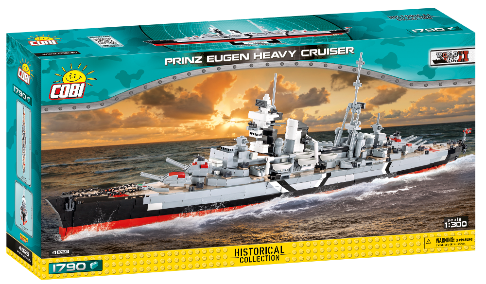 Cobi 4823 Prinz Eugen Crucero pesado (stock B)