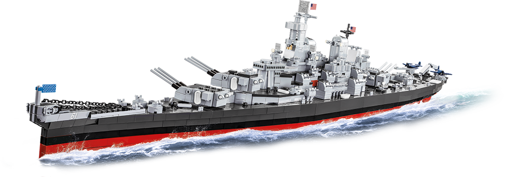 Cobi 4836 IOWA-Class Battleship 4 in 1 Executive