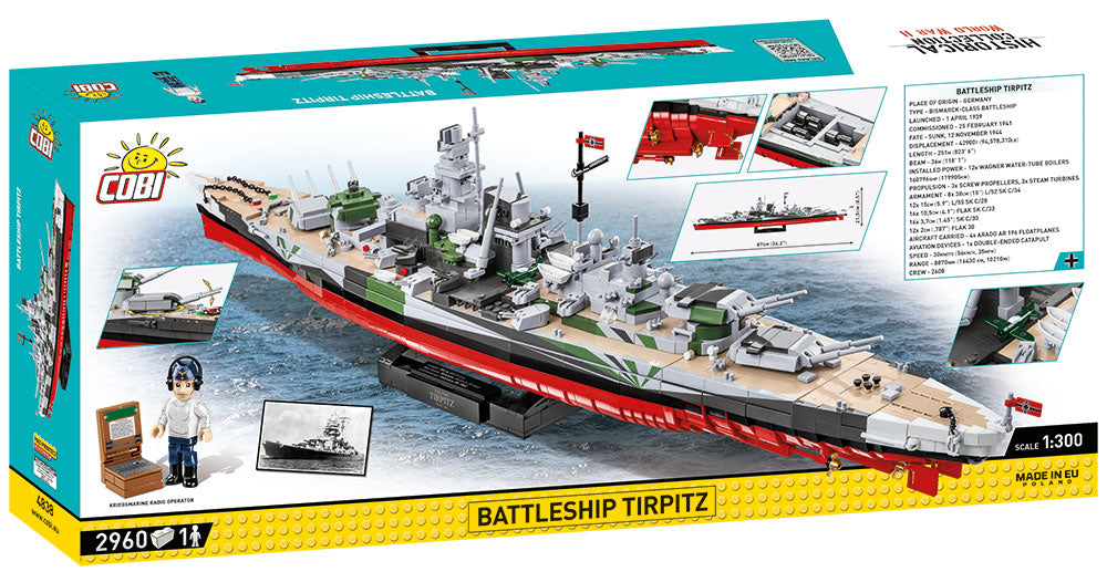 Cobi 4838 Acorazado Tirpitz Edición Ejecutiva