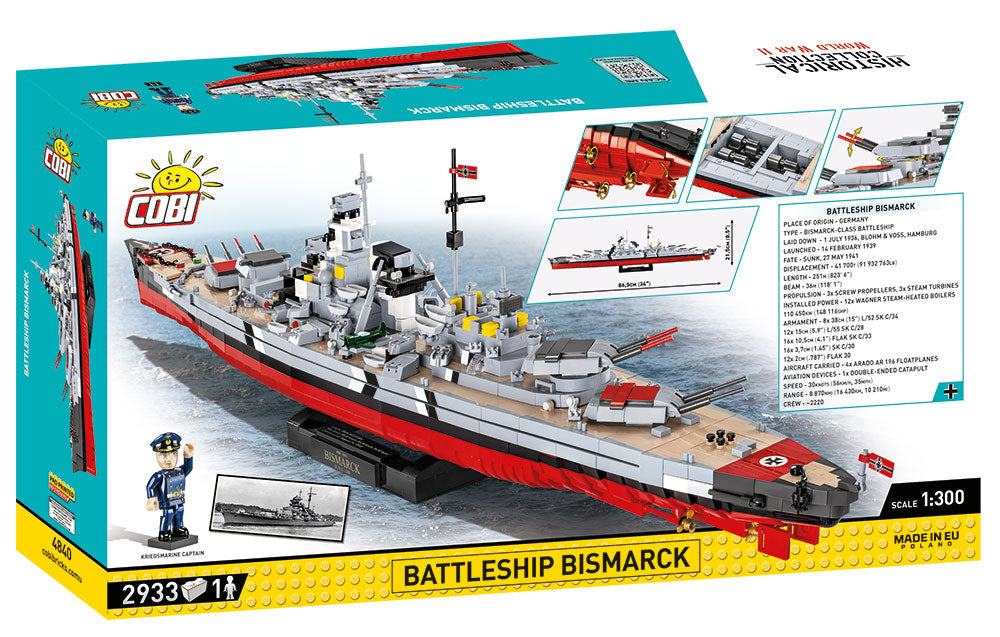 Cobi 4840 Acorazado Bismarck Edición Ejecutiva