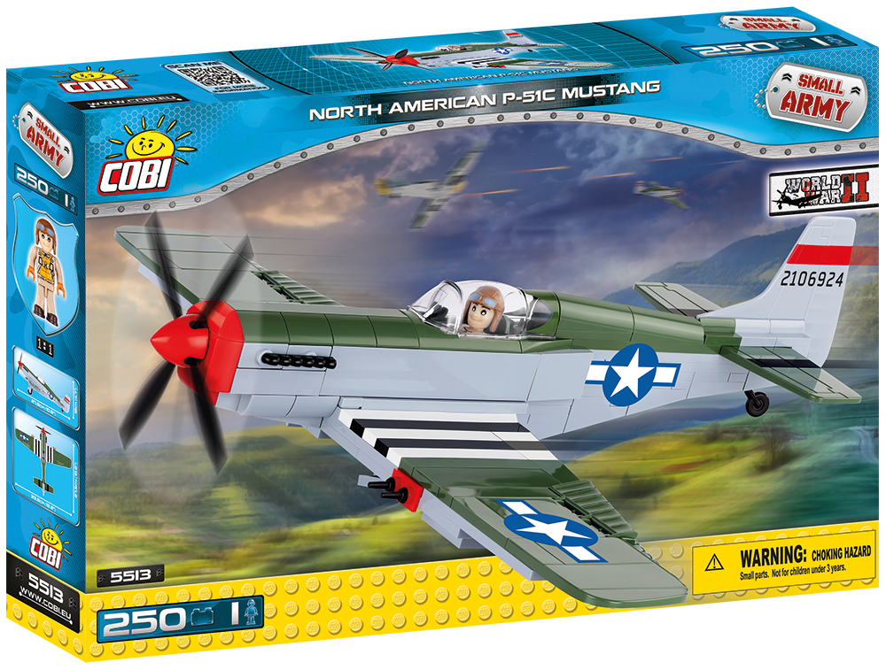 Cobi 5513 Mustang P-51C norteamericano