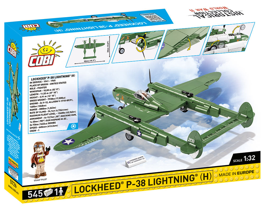Cobi 5726 Lockheed P-38 Lightning (H)(B-STOCK)