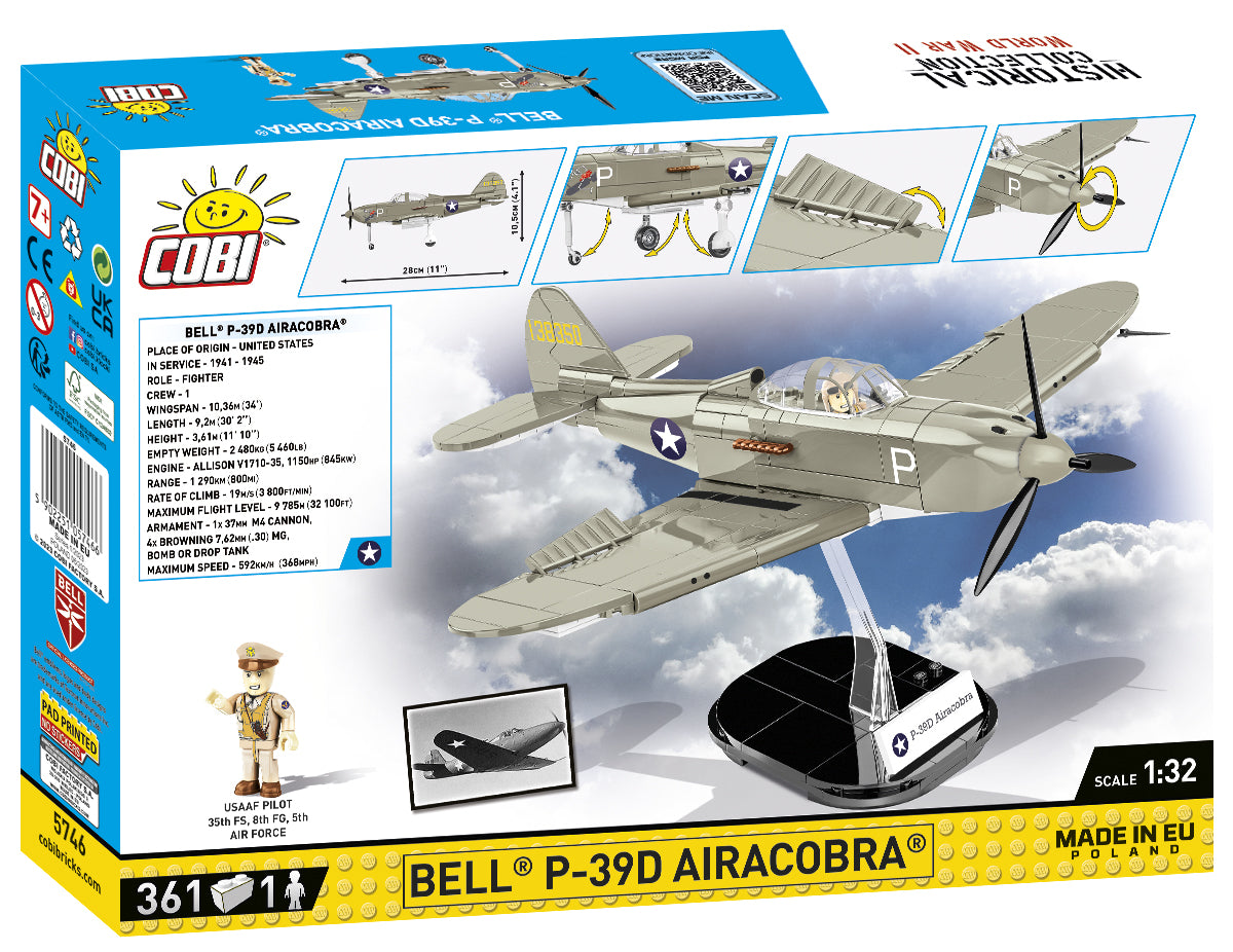 Cobi 5746 Bell P-39D Aircobra