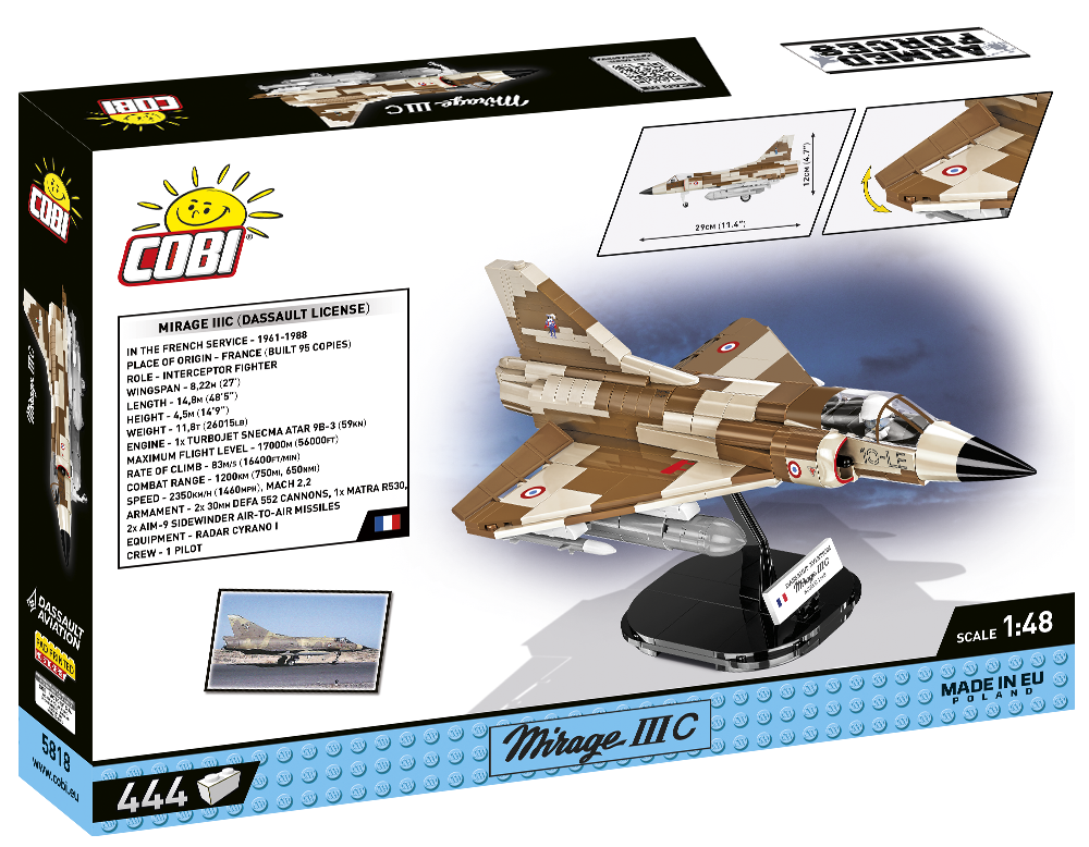 Cobi 5818 Mirage IIIC