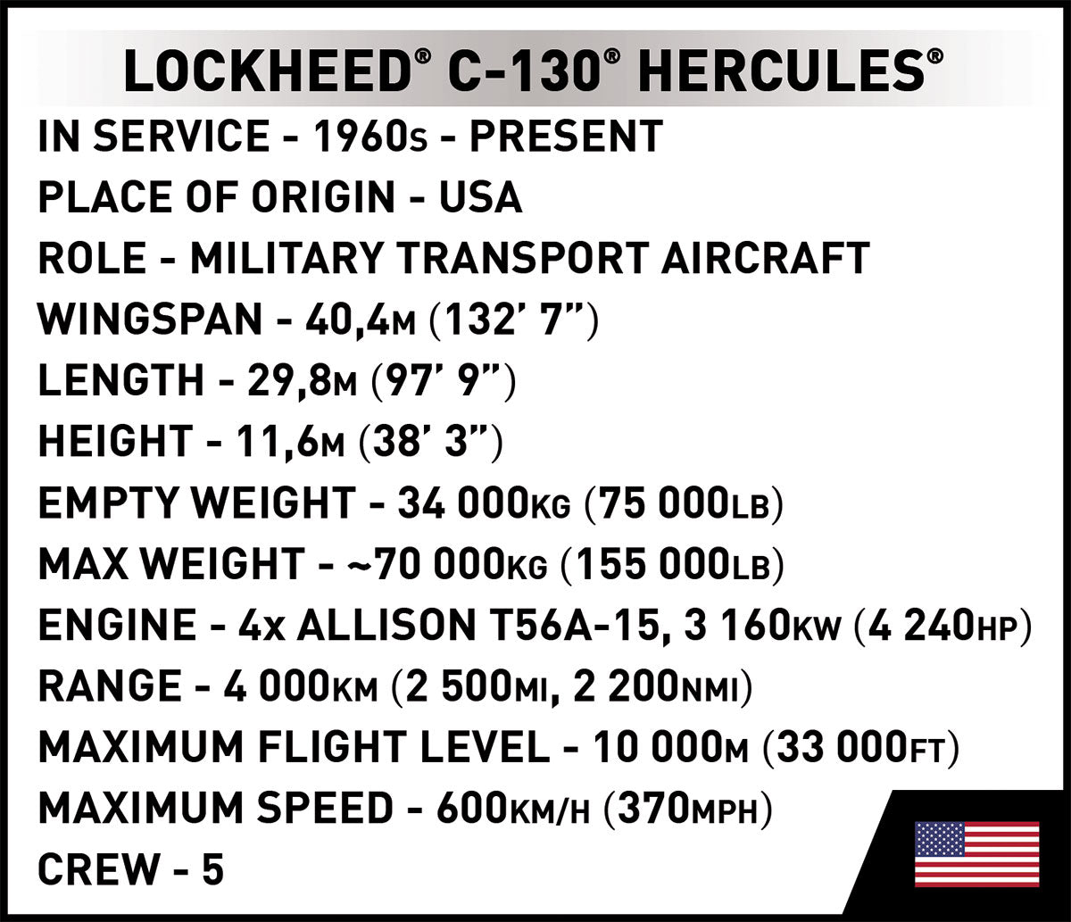 Cobi 5839 Lockheed C-130E Hercules