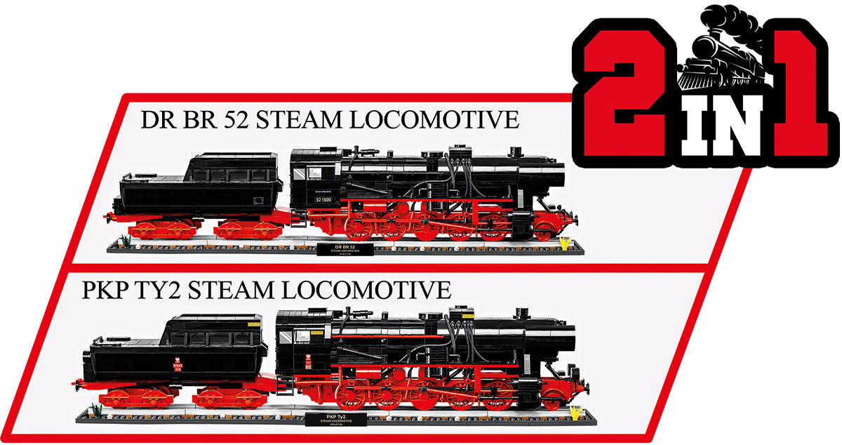 Locomotora de vapor Cobi 6280 BR52 - Edición ejecutiva