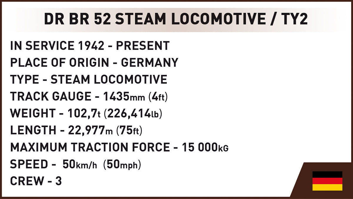 Cobi 6280 BR52 Dampflokomotive - Executive Edition