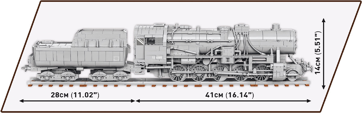 Cobi 6281 BR52 war locomotive