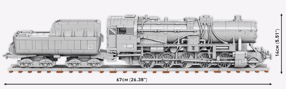 Locomotora de guerra Cobi 6281 BR52
