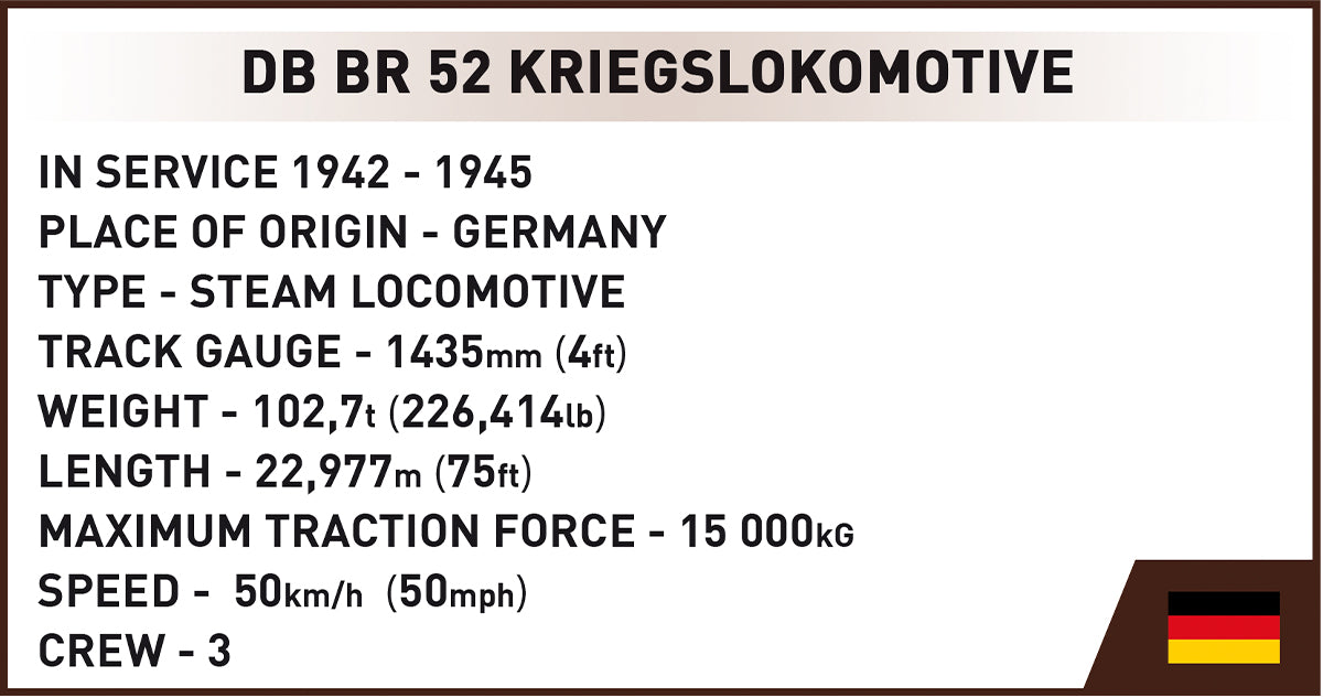 Cobi 6281 BR52 Kriegslokomotive