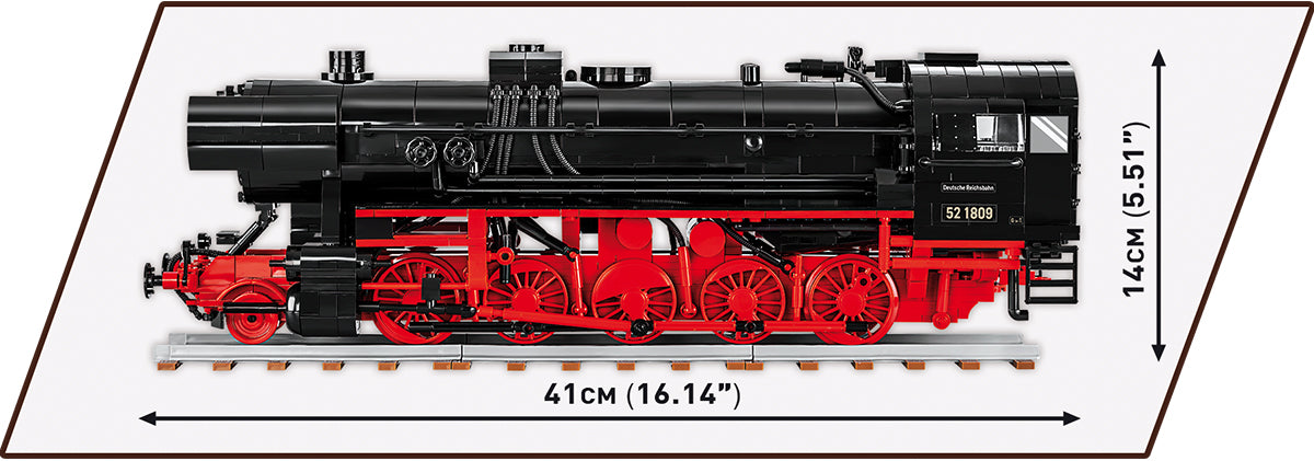 Cobi 6283 BR52 TY-2 Dampflokomotive 2 in 1