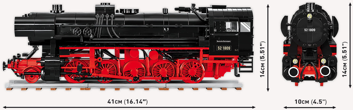 Cobi 6283 BR52 TY-2 Dampflokomotive 2 in 1