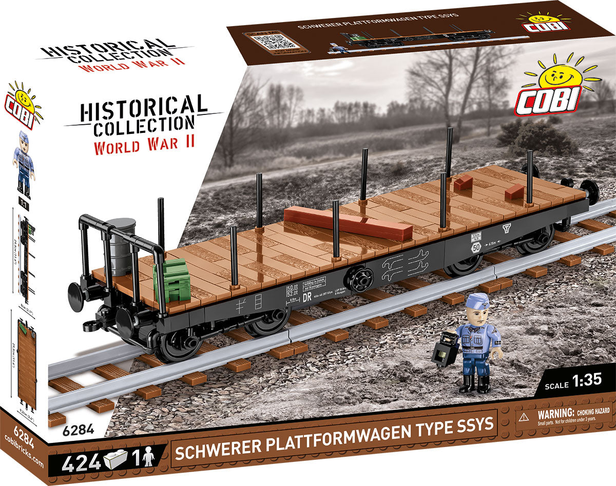Cobi 6284 Deutsche Eisenbahn heavy platform wagon type SSY