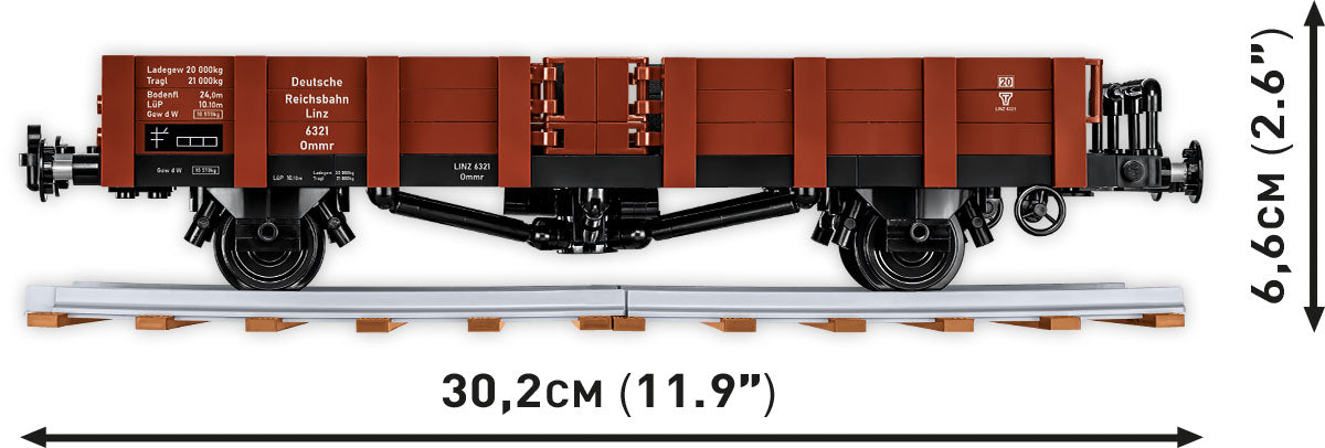 Vagón de mercancías Cobi 6285 tipo Ommr 43 "Linz"