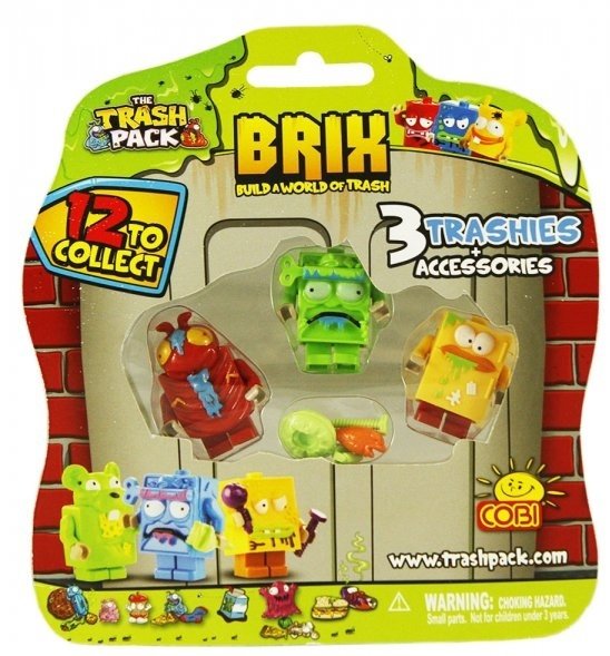 Cobi 6247 D Trash Pack - 3 figuras con accesorios