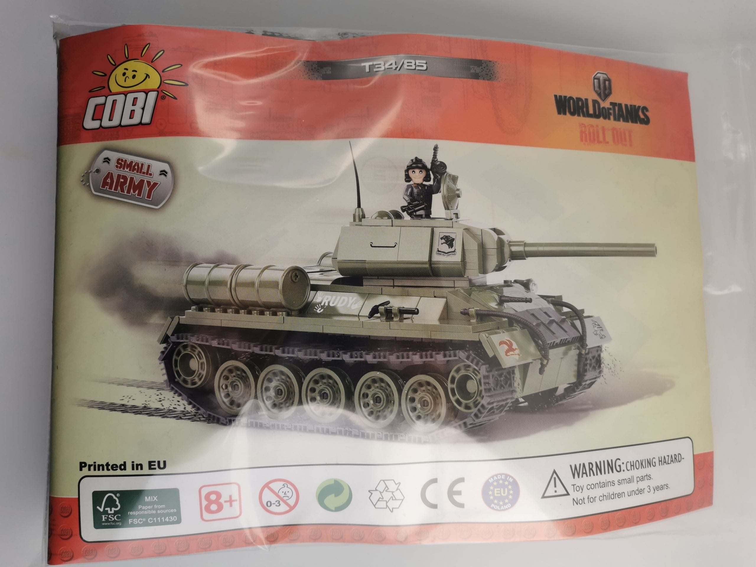 Cobi 3005 T-34/85 (World of Tanks) usado