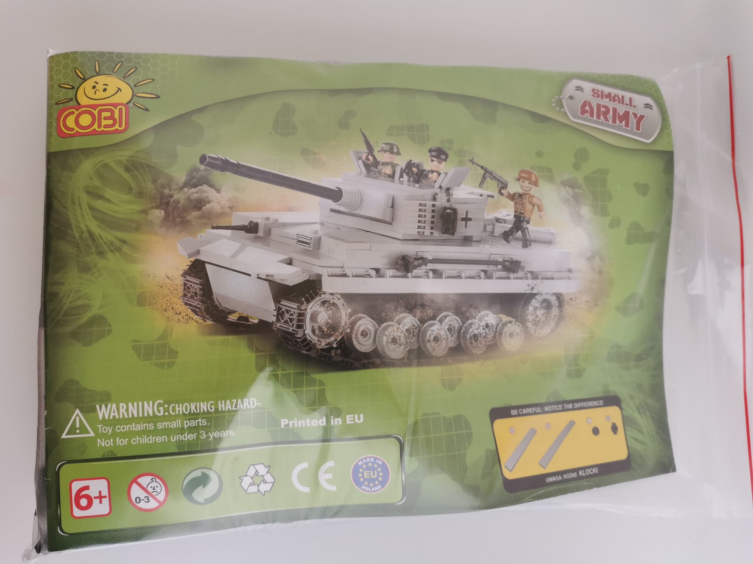 Cobi 2450 Tiger tank used