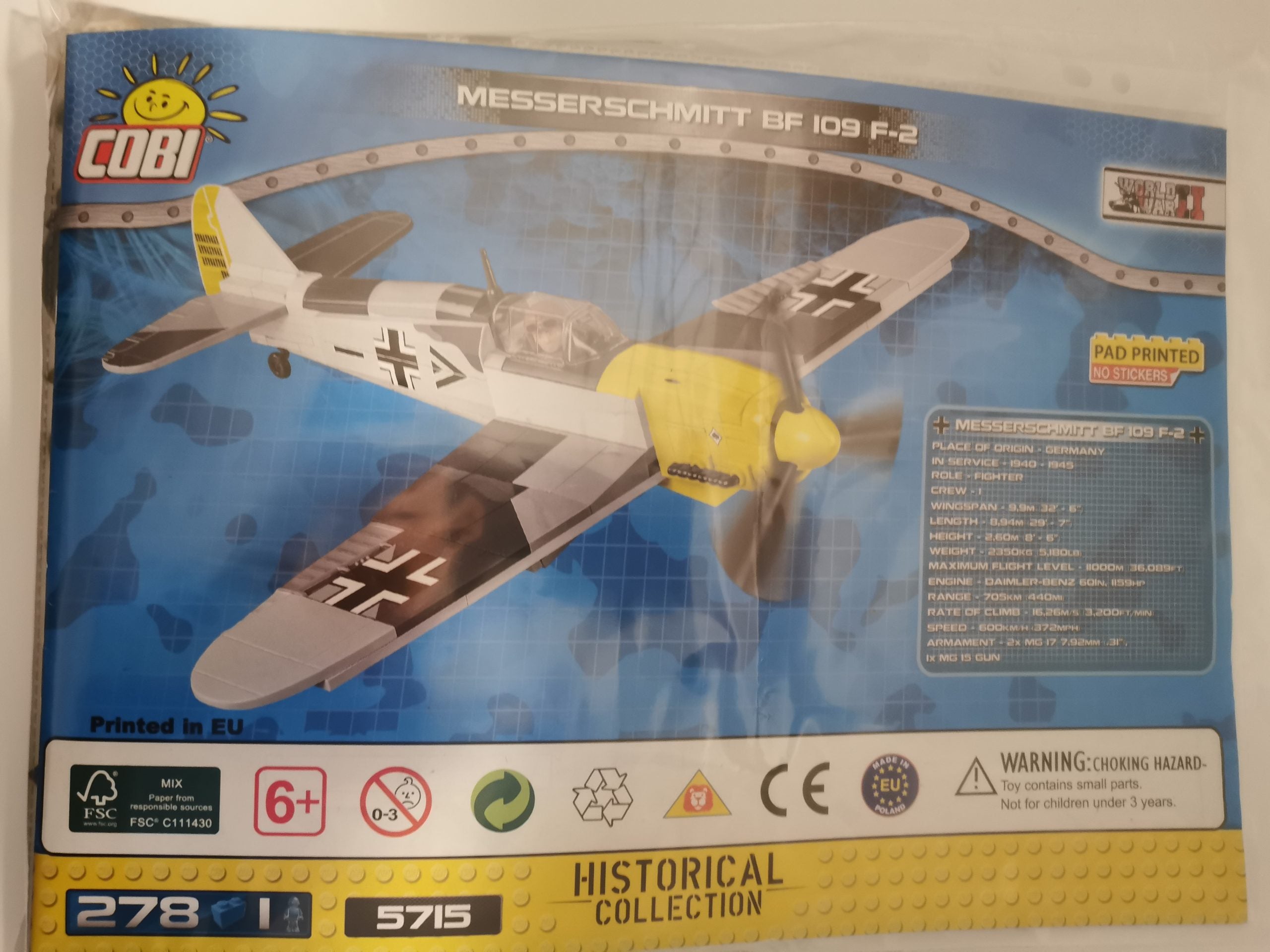 Cobi 5715 Messerschmitt BF-109F-2 used