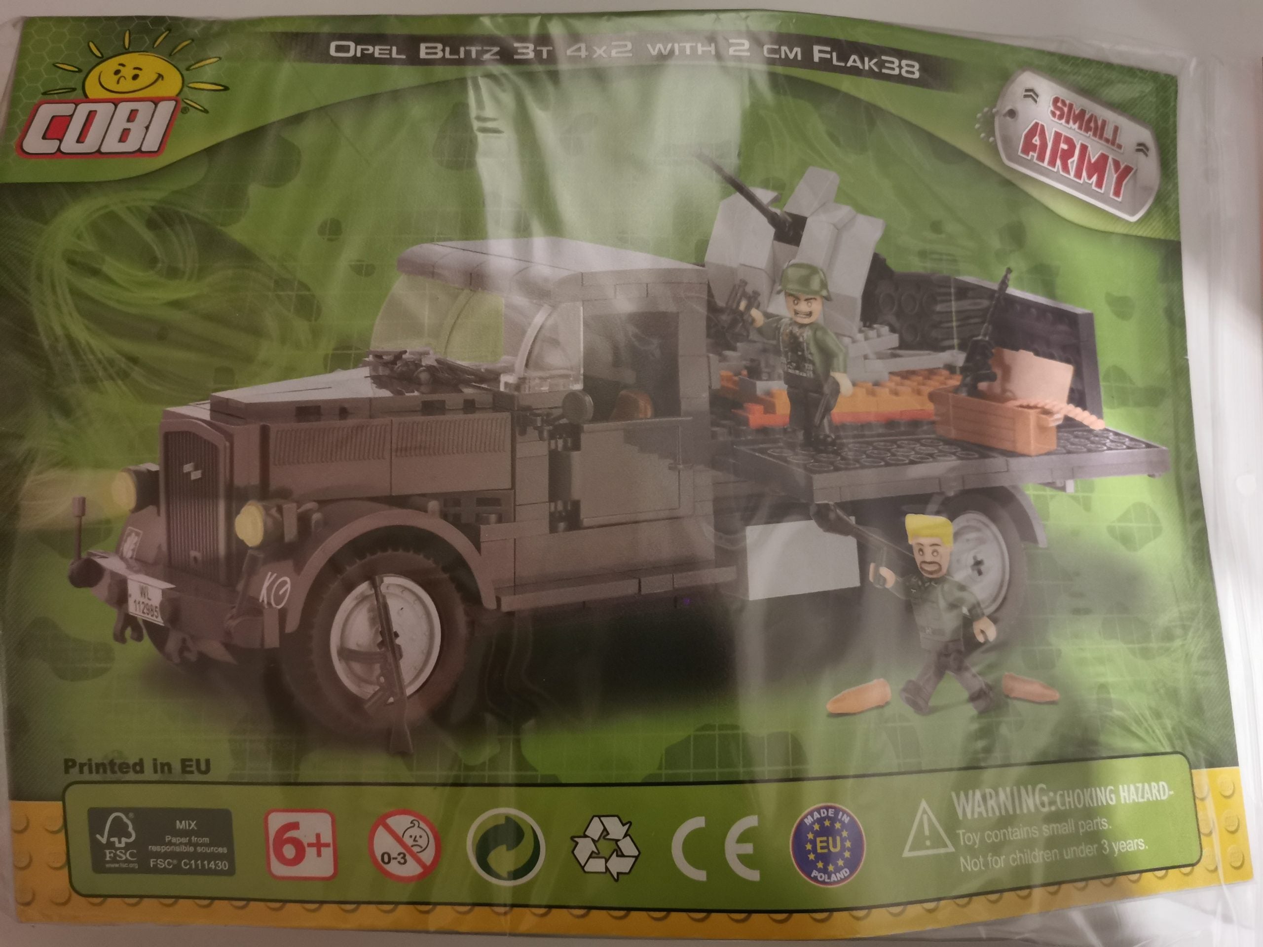 Cobi 2468 Opel Blitz 3t (4x2) bruja 2cm Flak 38 usado