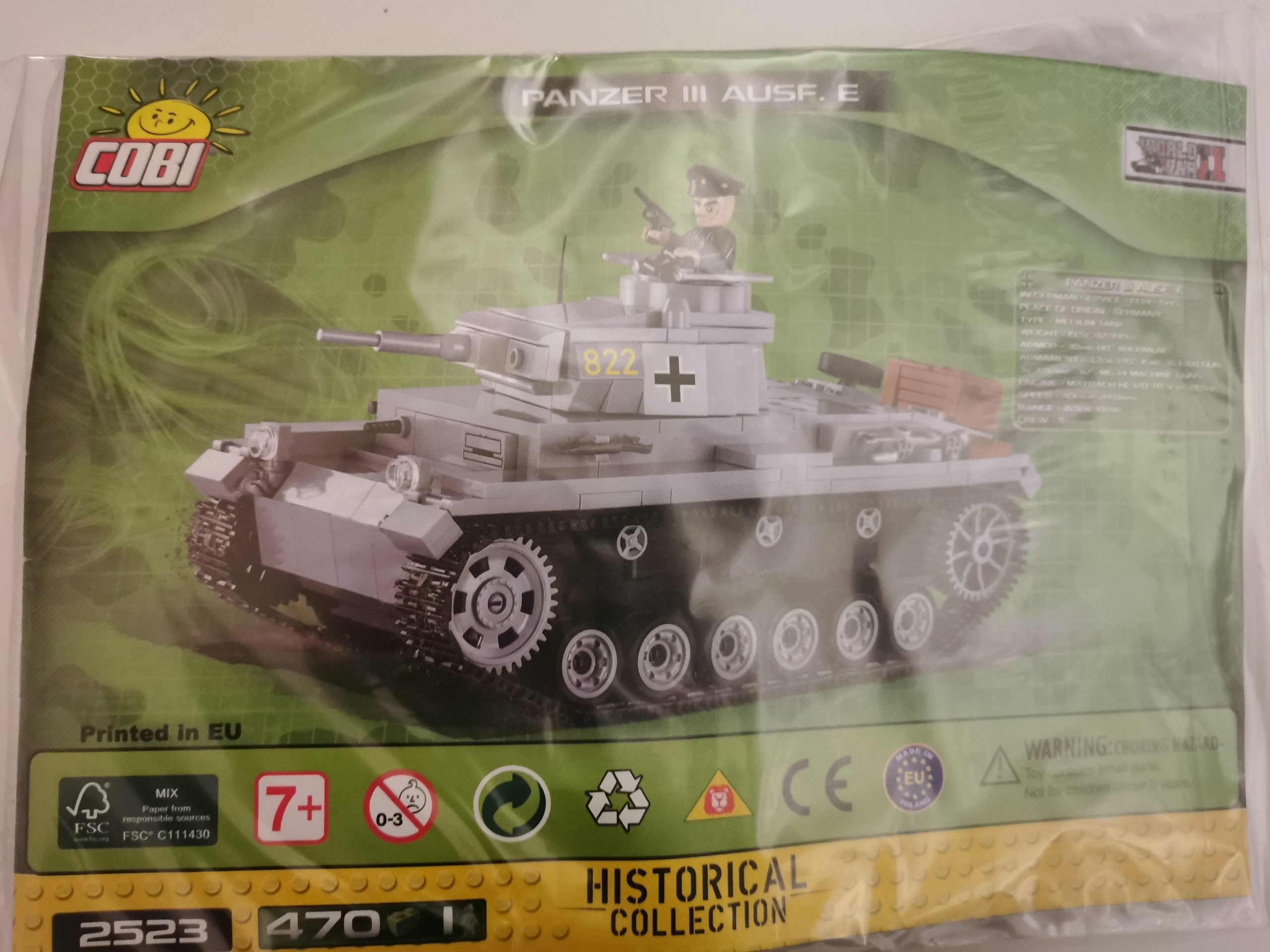 Cobi 2523 Panzer III Ausf. E gebraucht