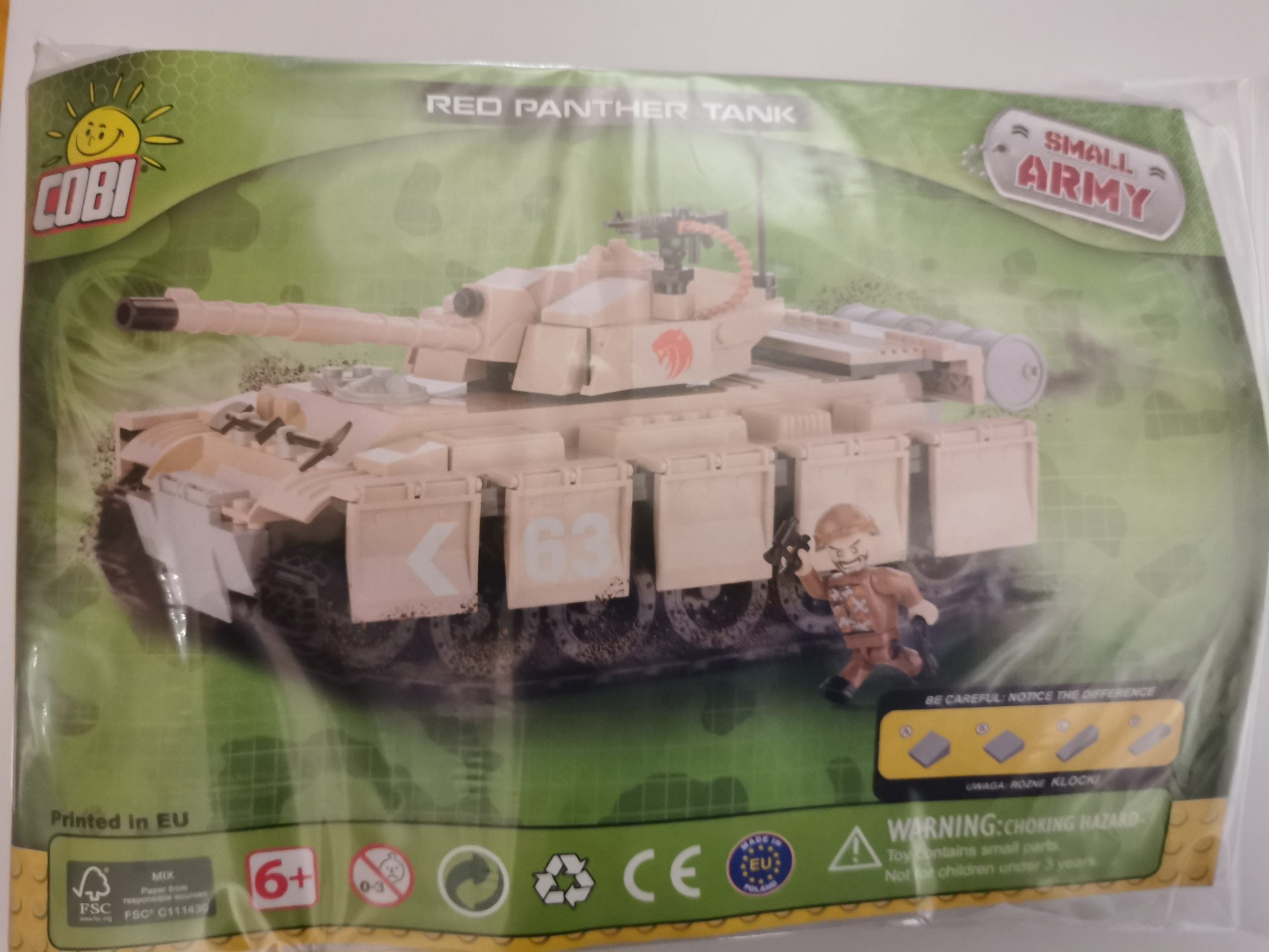 Cobi 2605 Red Panther Tank gebraucht
