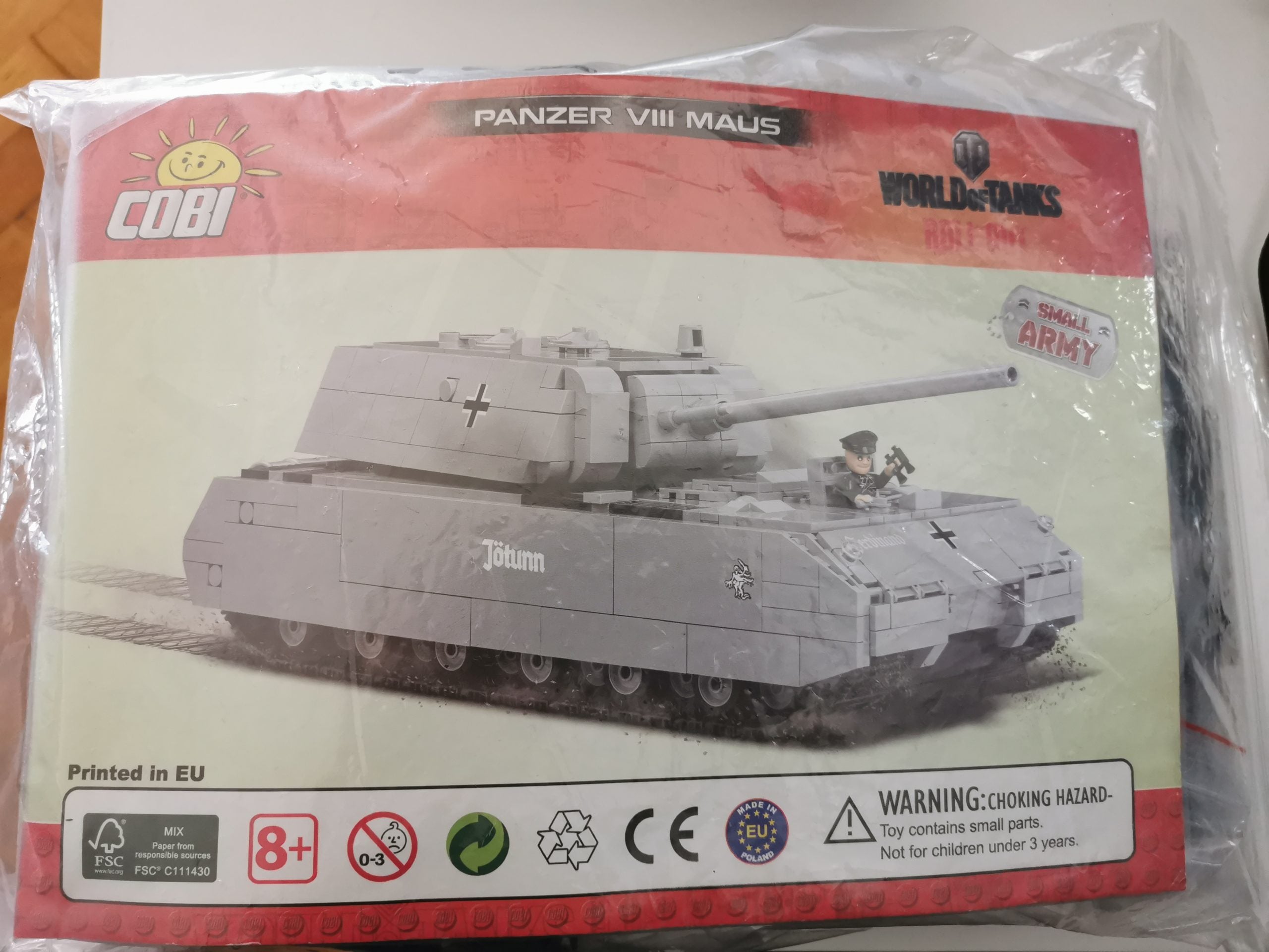 Cobi 3024 Panzer VIII Maus (1st version) used