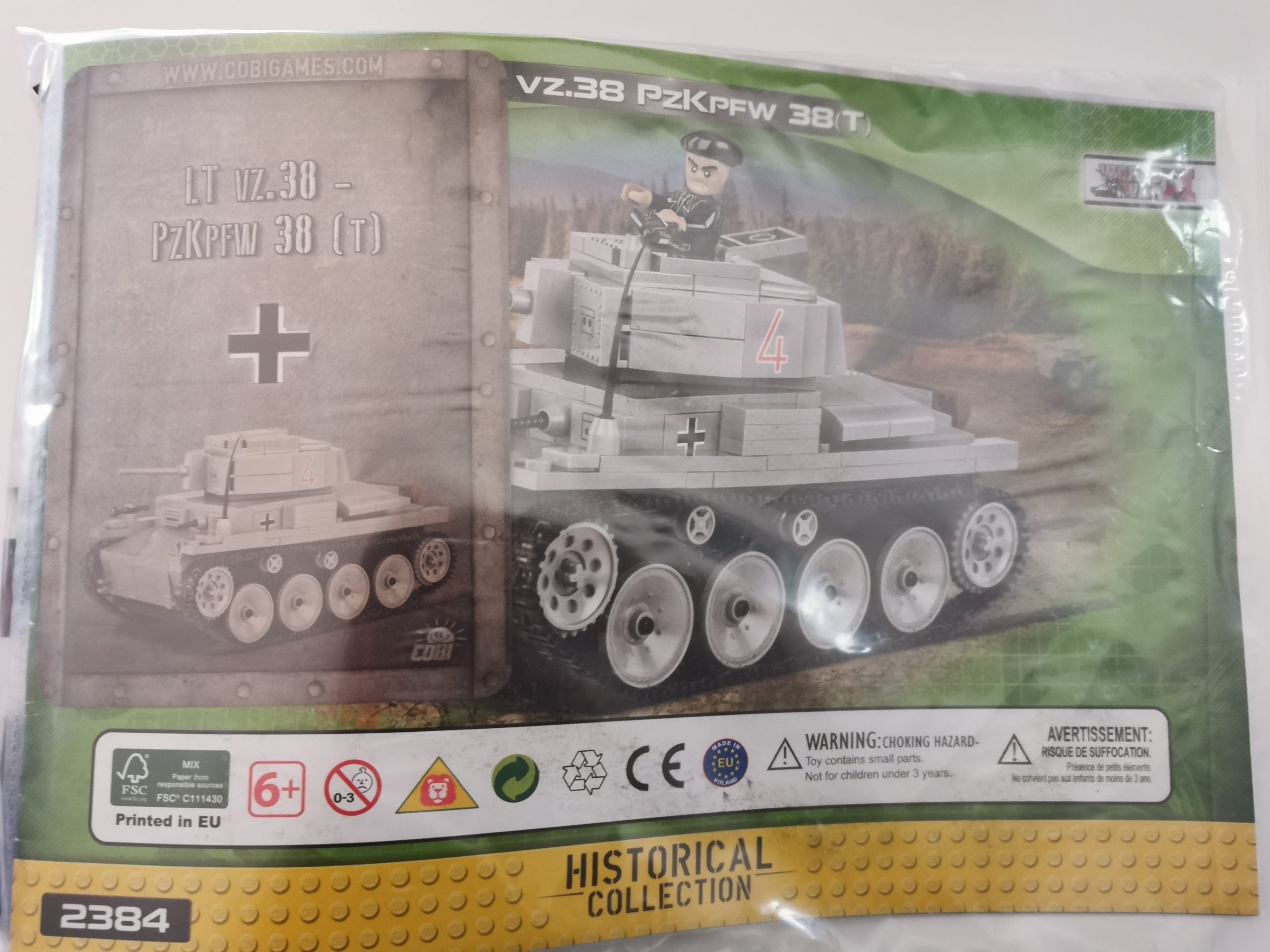 Cobi 2384 LZ Vz.38 PzKpfw 38T used