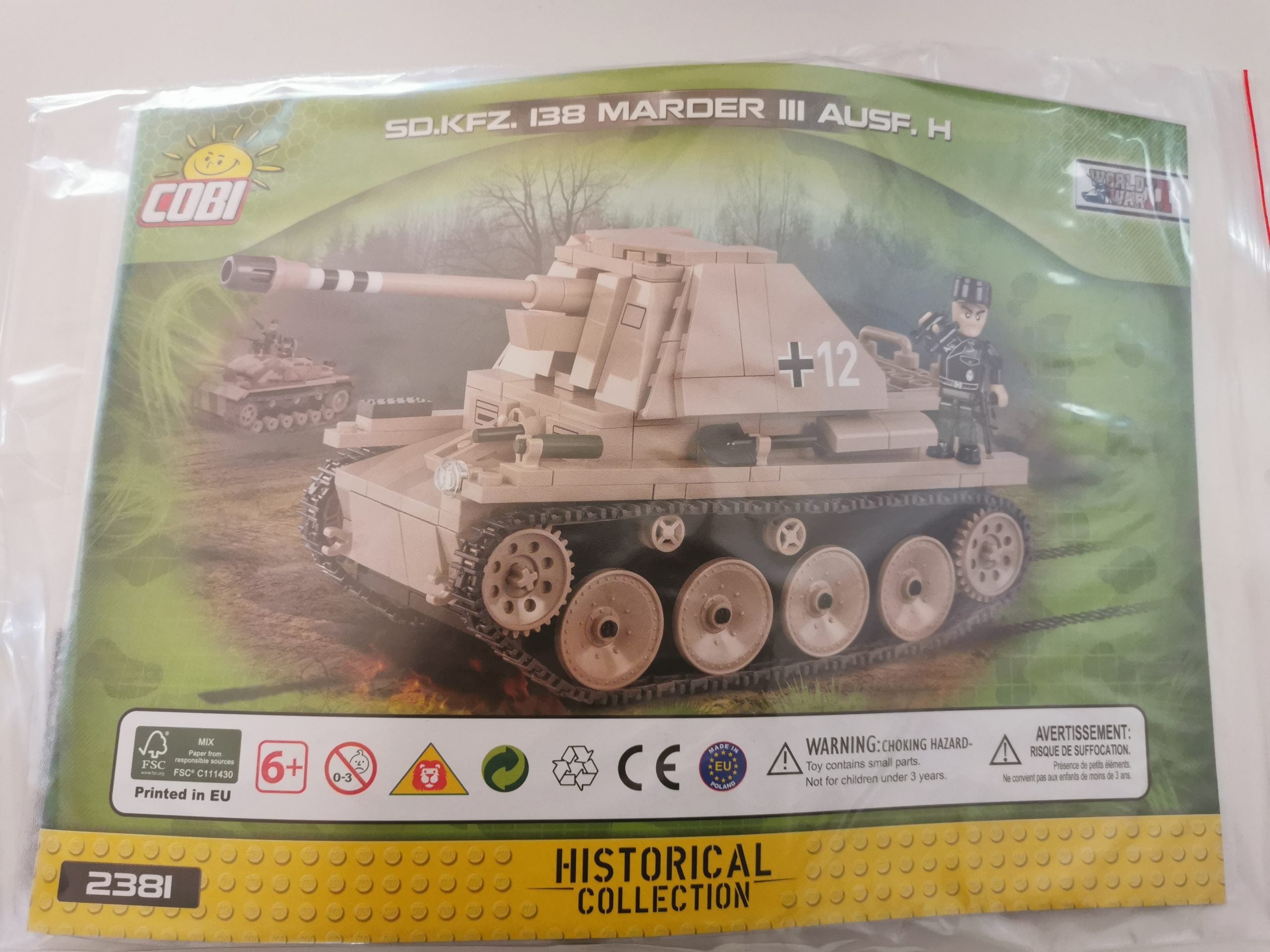 Cobi 2381 Sd.Kfz. 138 Marder II I version H used