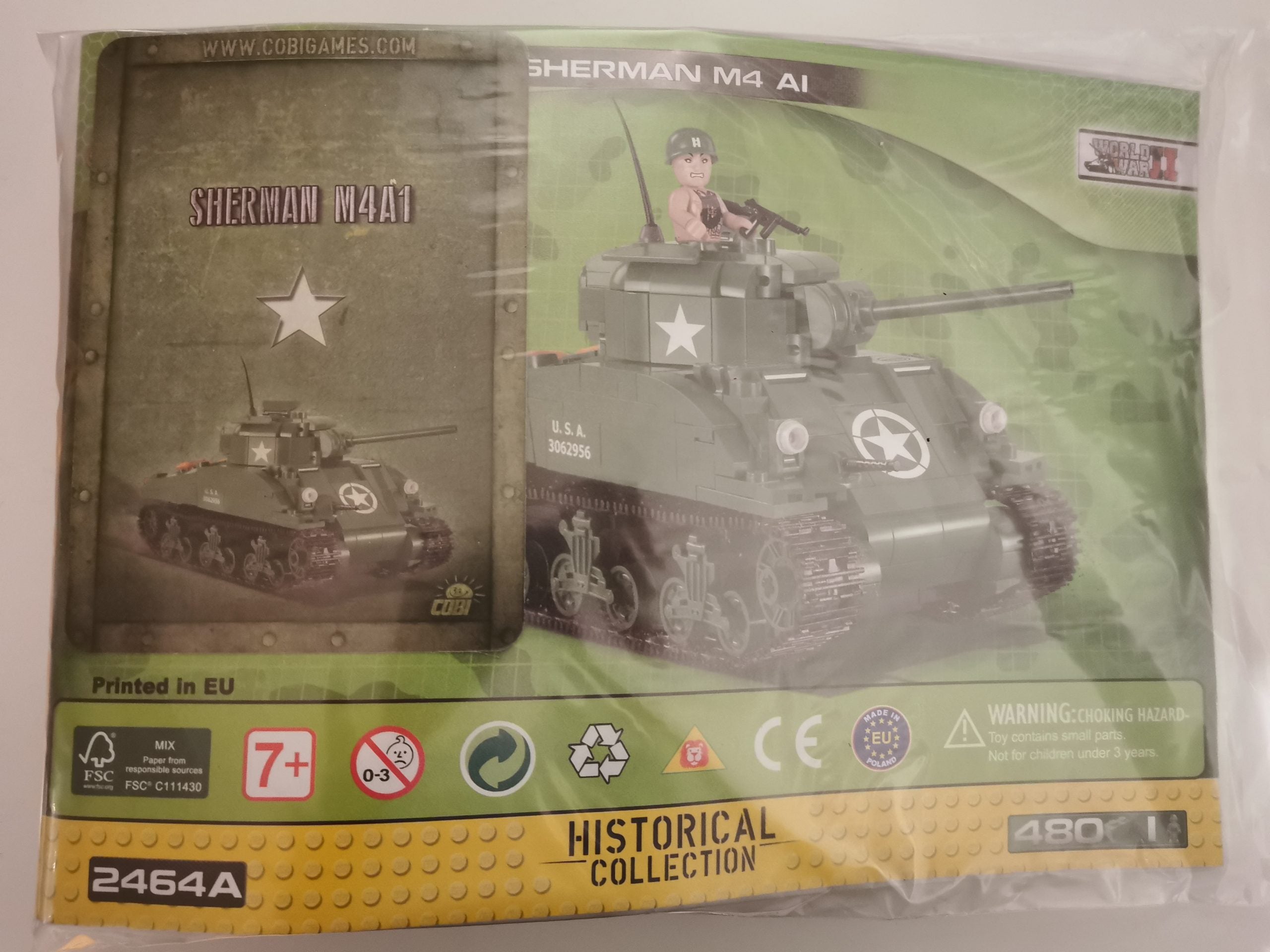 Cobi 2464A Sherman M4A1 used