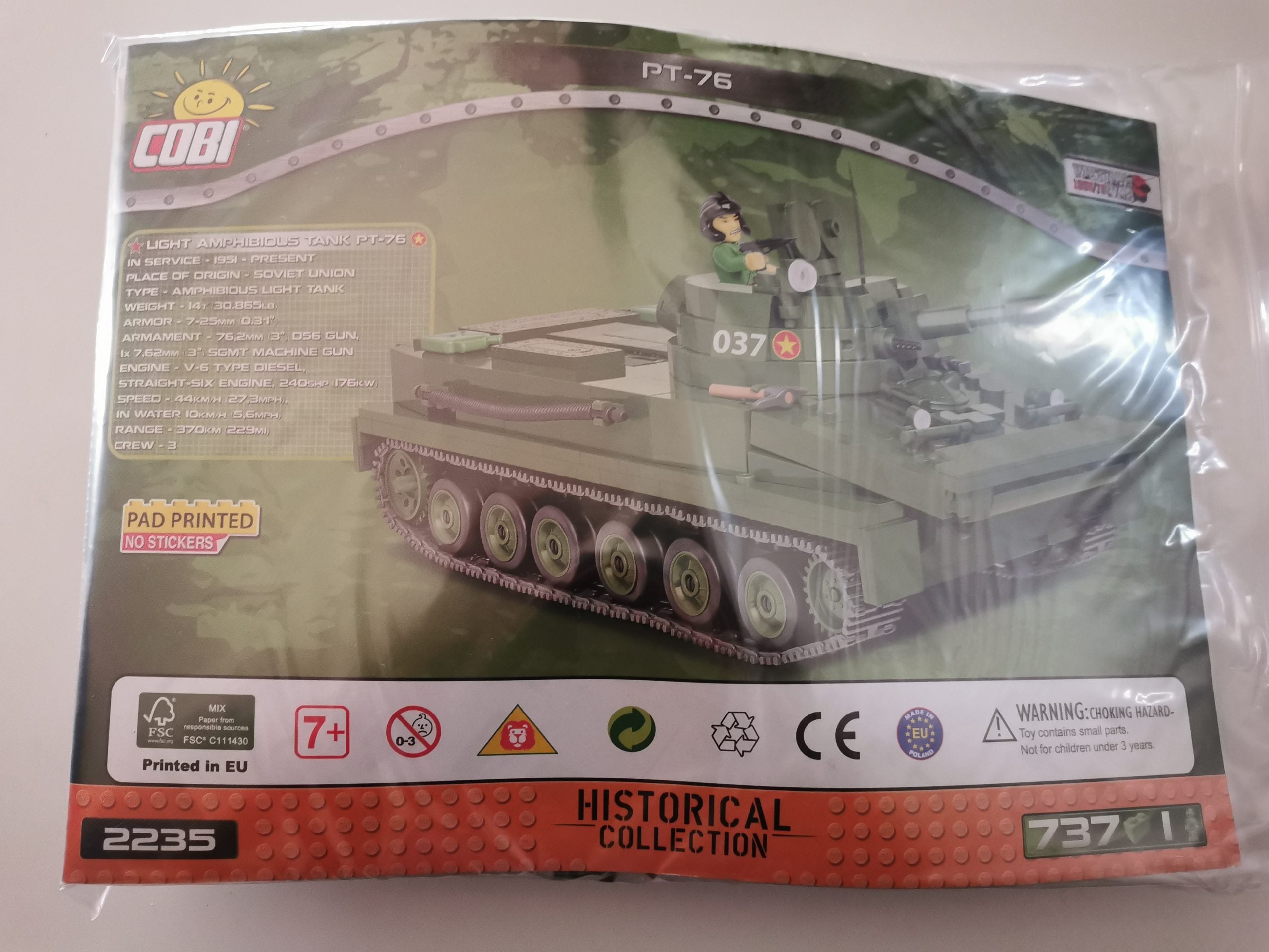 Cobi 2235 PT-76 used