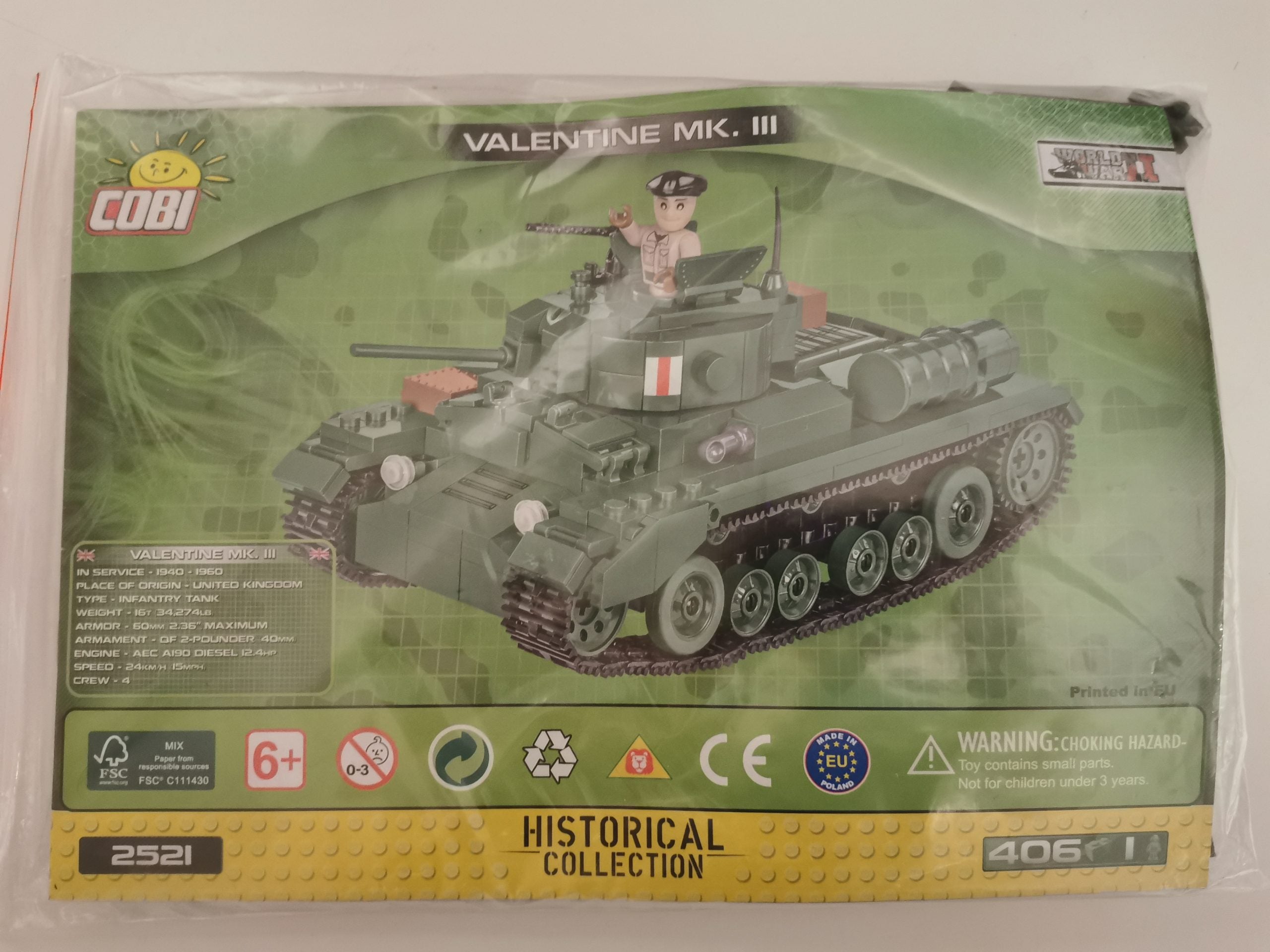 Cobi 2521 Valentine Mk.III gebraucht