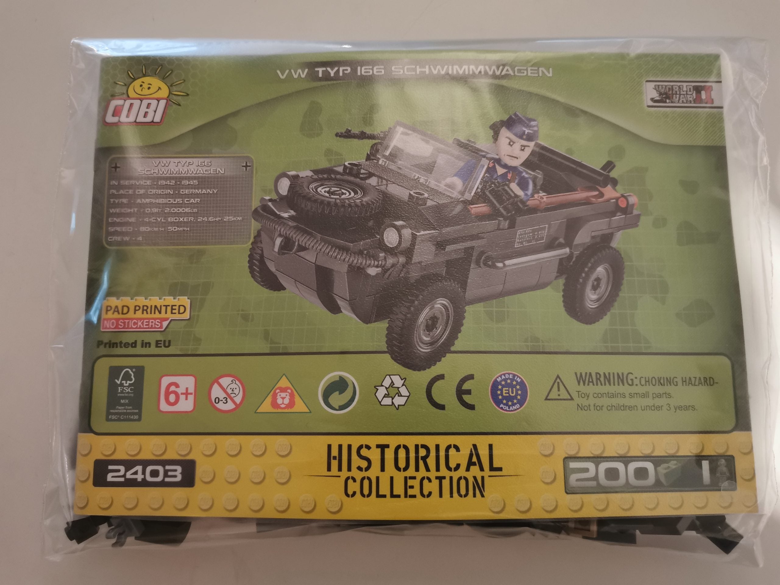 Cobi 2403 VW Typ 166 Schwimmwagen gebraucht