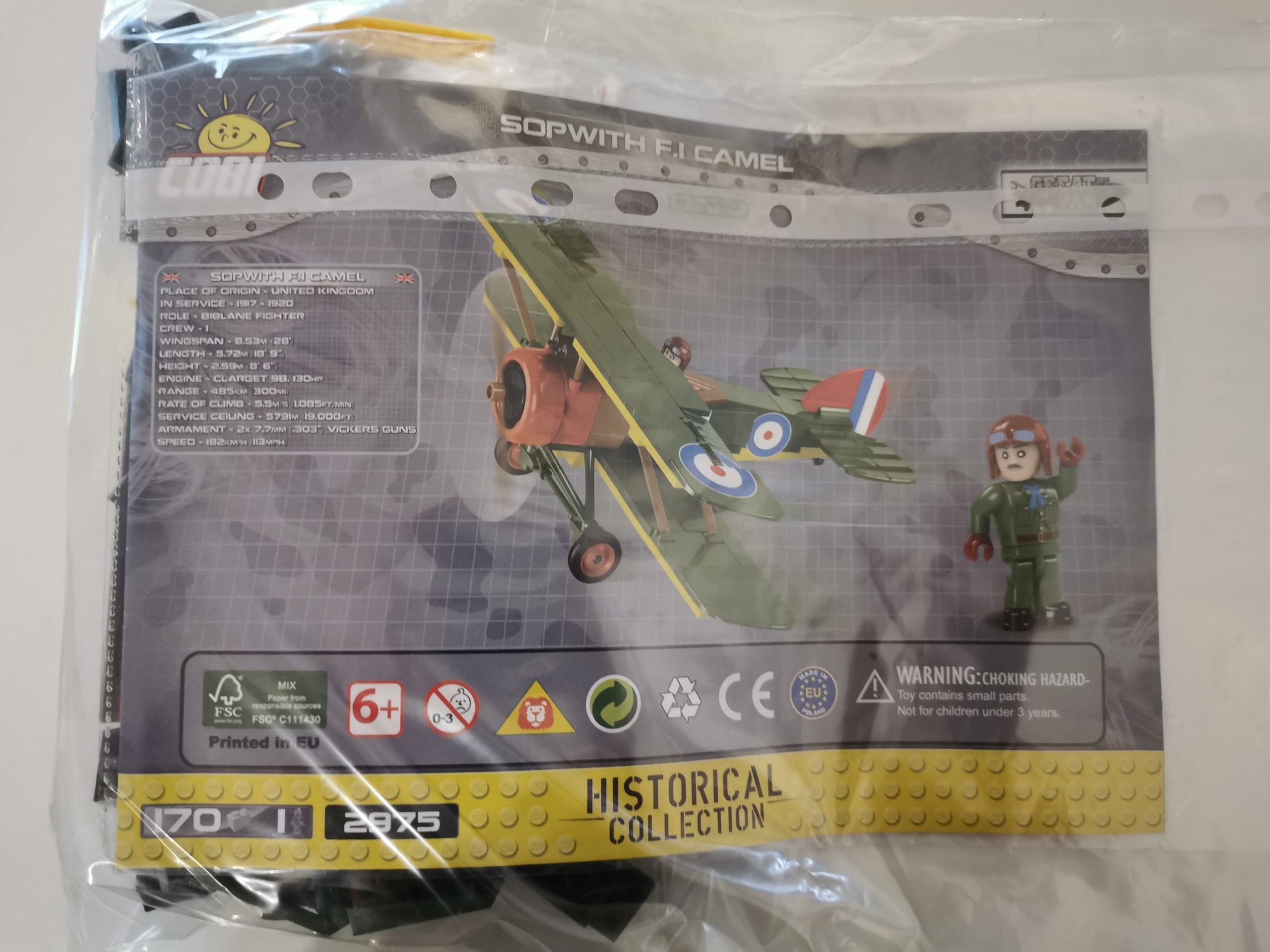 Cobi 2975 Sopwith F.1 Camel gebraucht