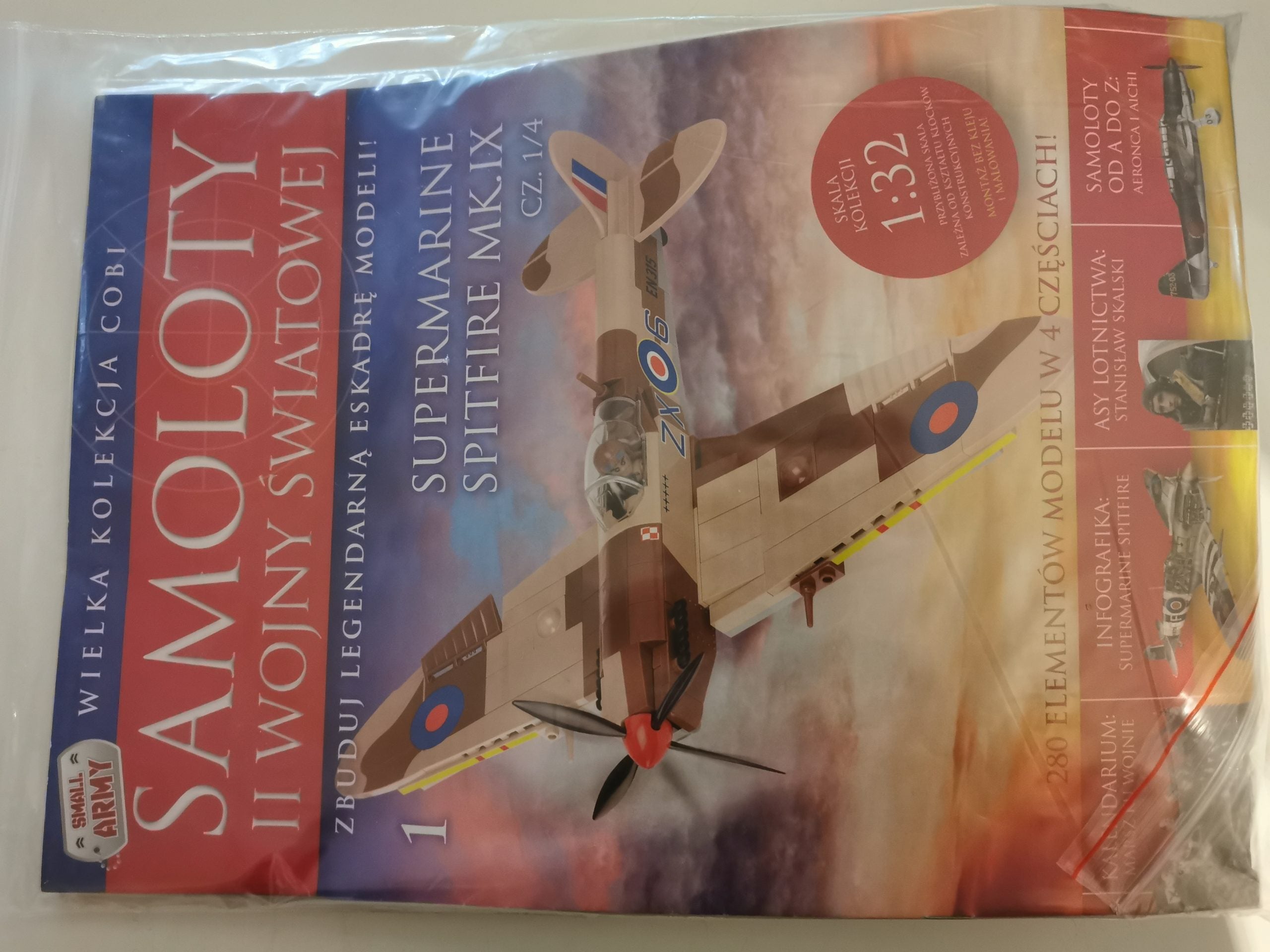 Cobi SAMOLOTY Supermarine Spitfire MK.IX used