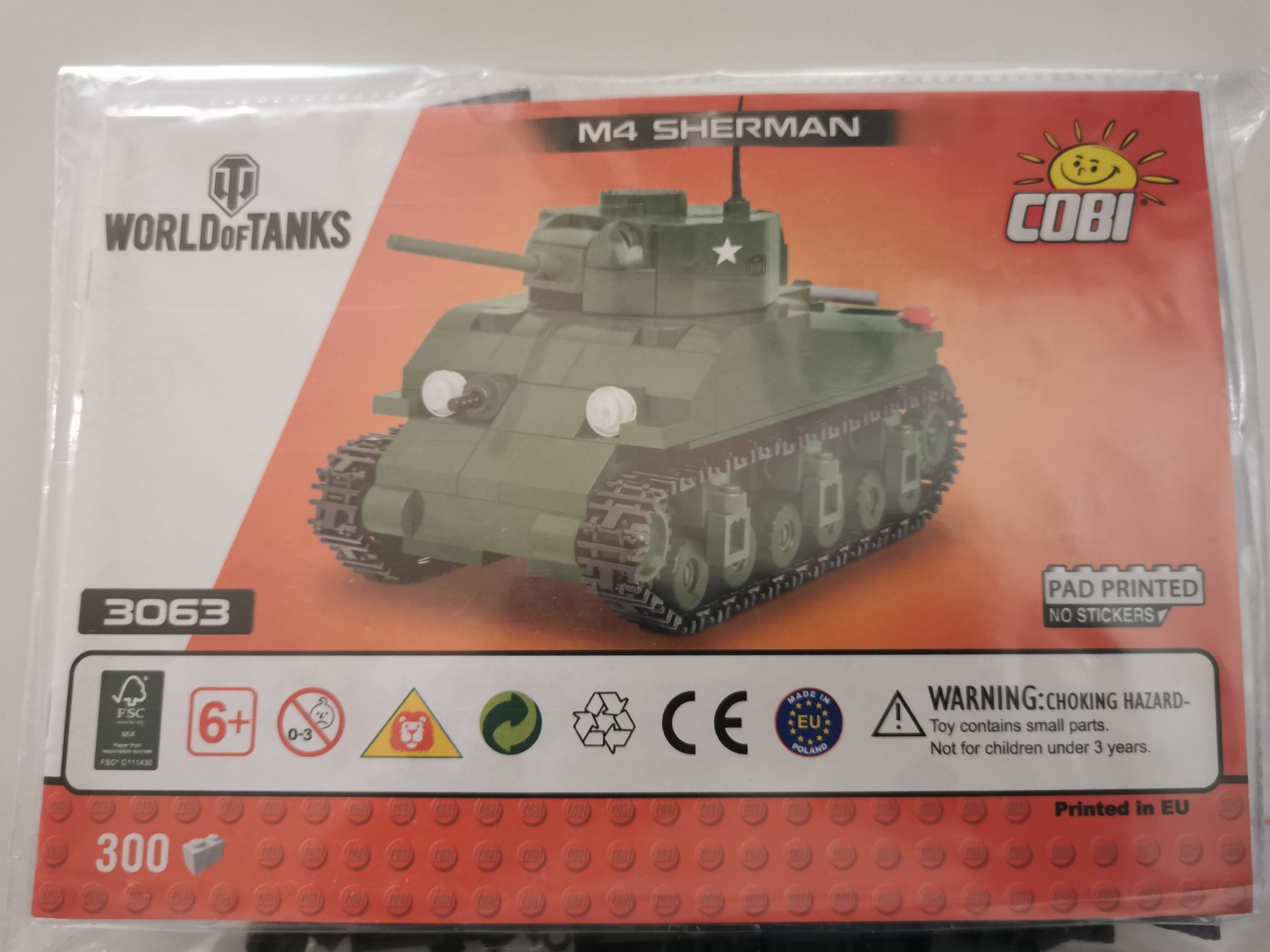 Cobi 3063 M4 Sherman (1:48) (World of Tanks) usado