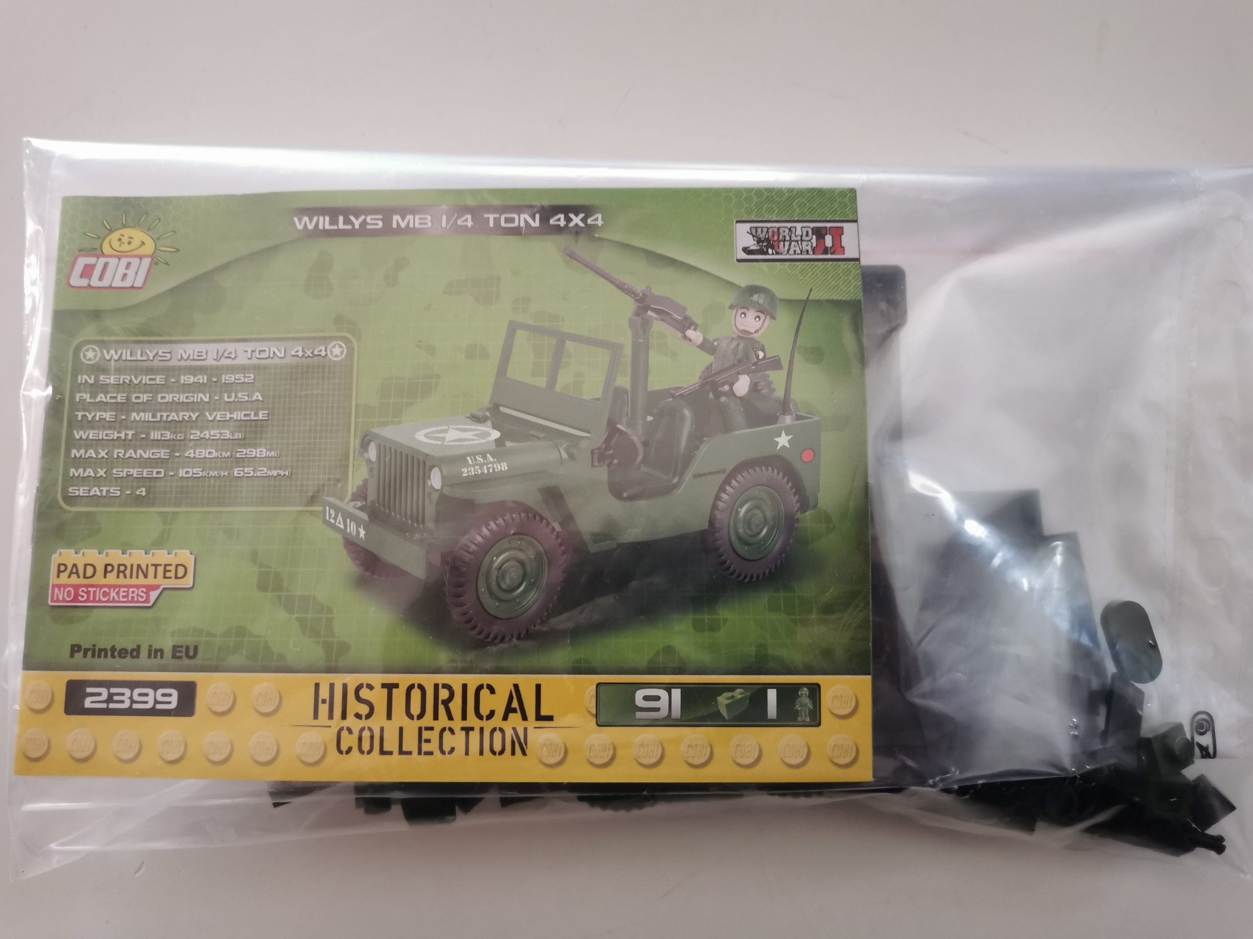 Cobi 2399 Willys MB 1/4 Ton 4x4 gebraucht