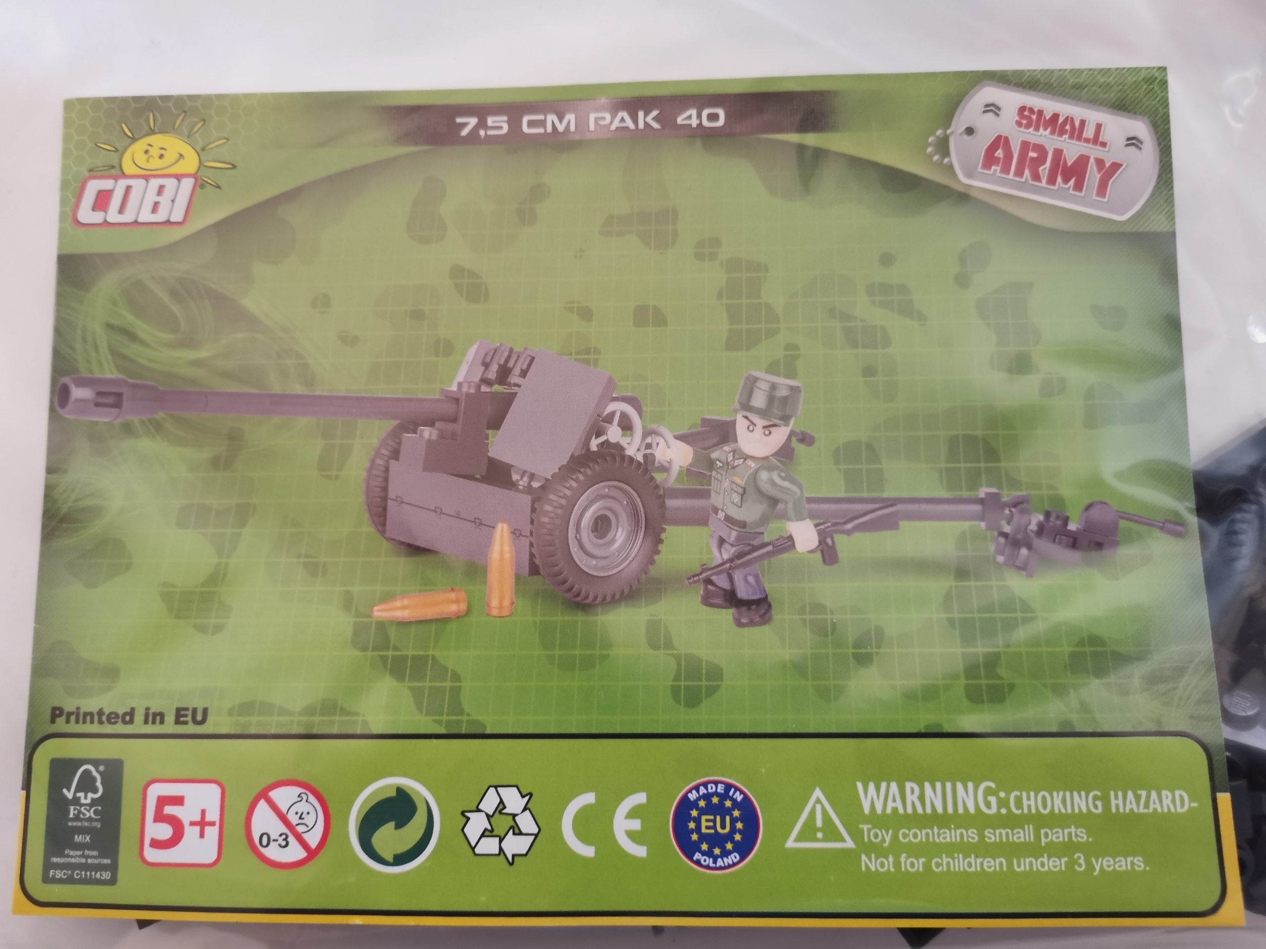 Cobi 2185 7.5cm Pak 40 used