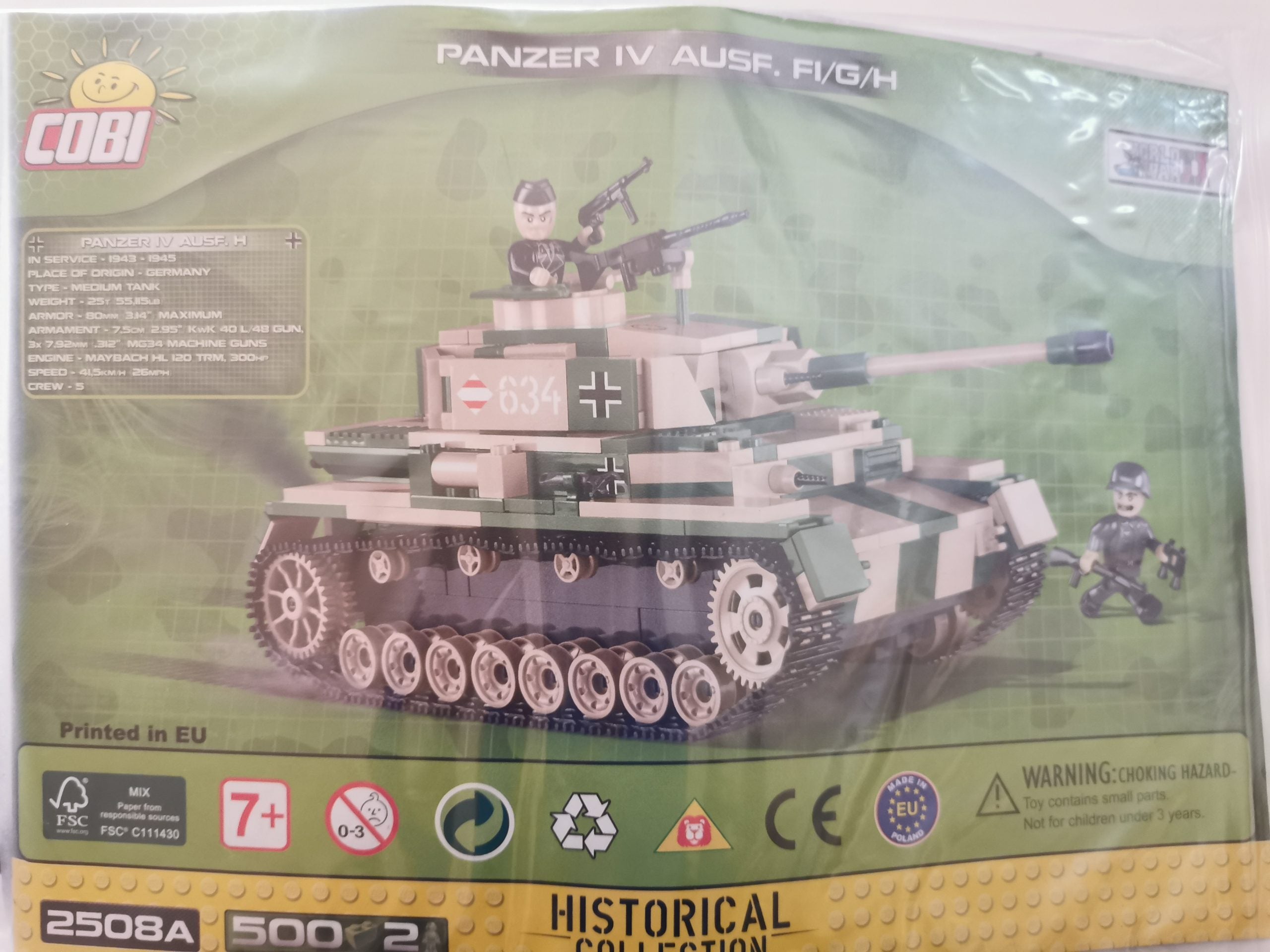 Cobi 2508A Panzer IV Ausf. F1/G/H gebraucht