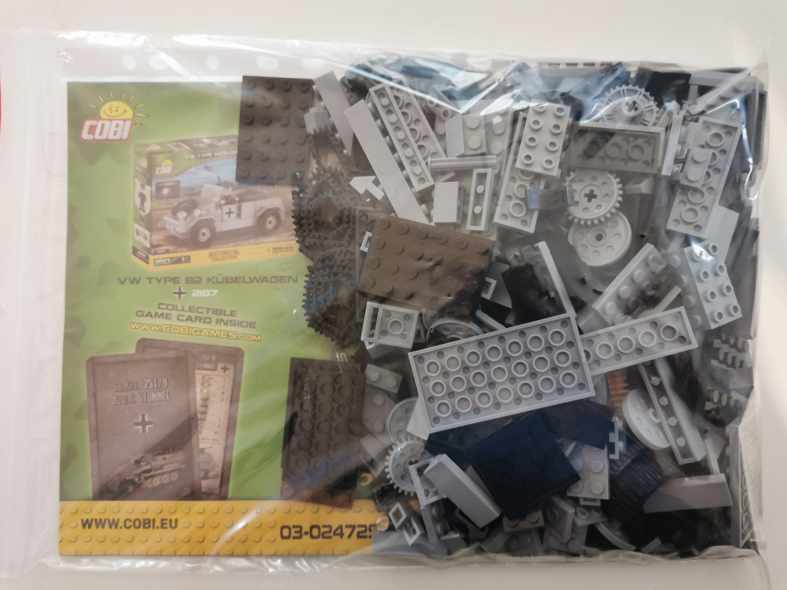 Cobi 2472A Sd.Kfz. 251/9 Ausf. C Stummel (1st version) used