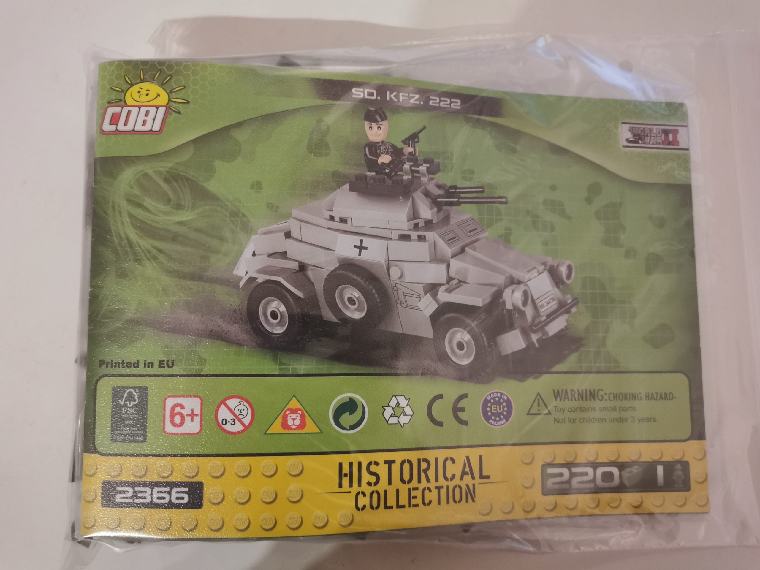 Cobi 2366 Sd.Kfz 222 (2nd version) used