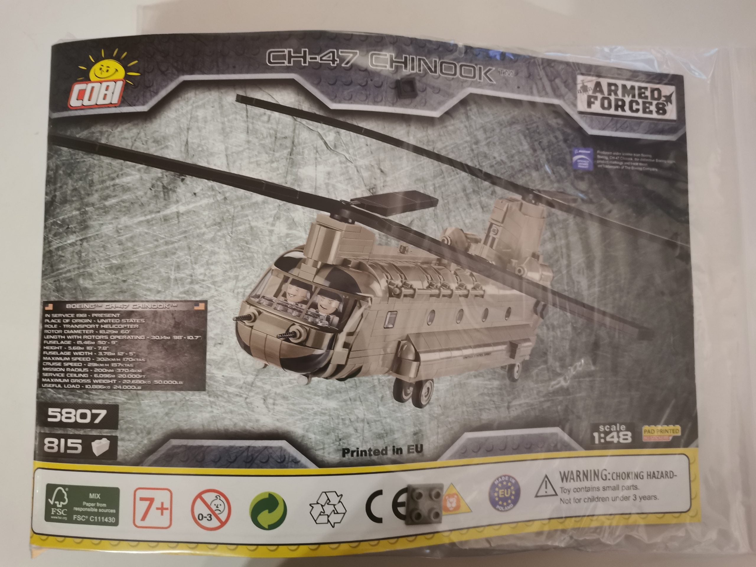 Cobi 5807 CH-47 Chinook usado