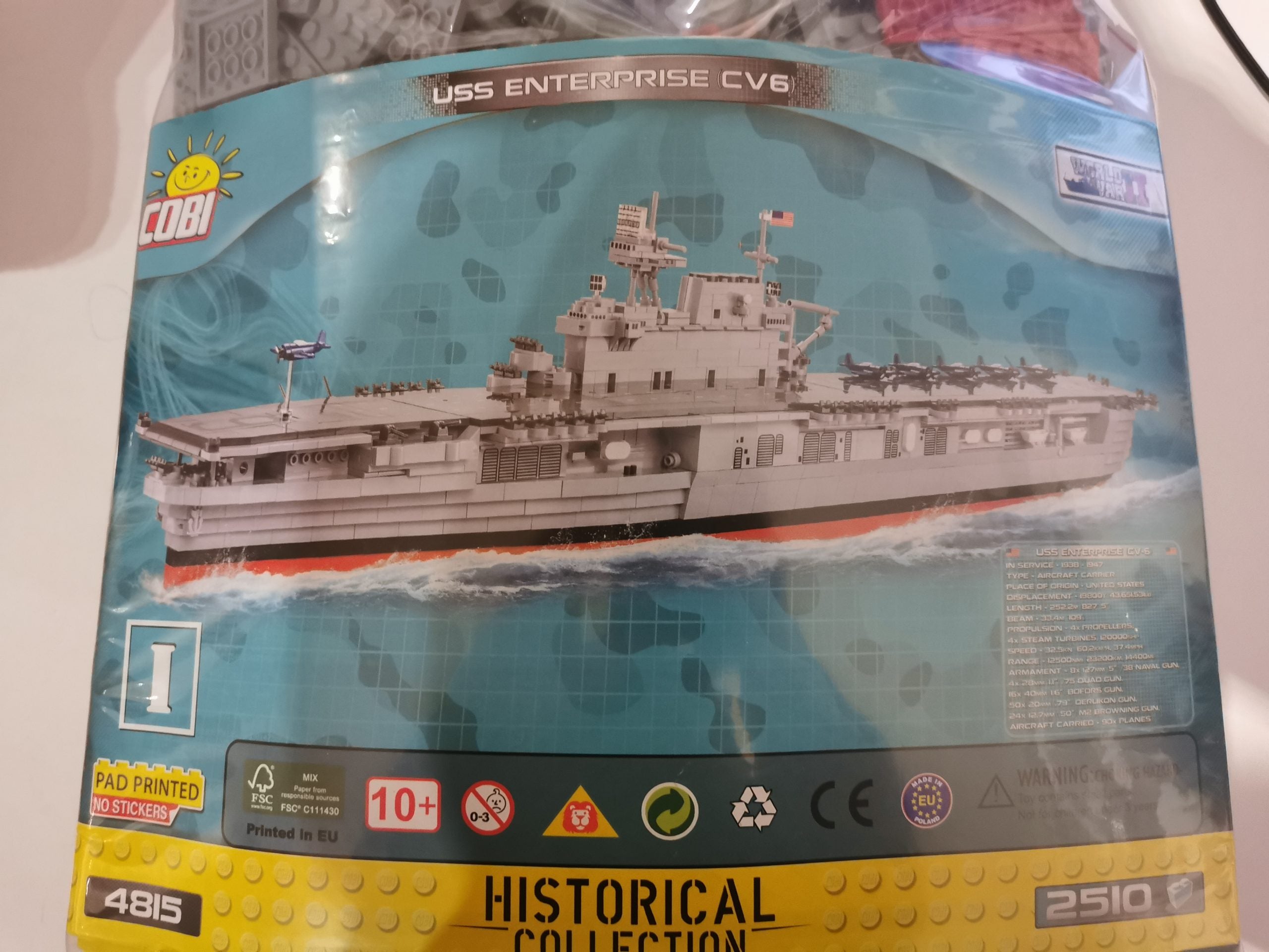 Cobi 4816 USS Enterprise (CV-6) used