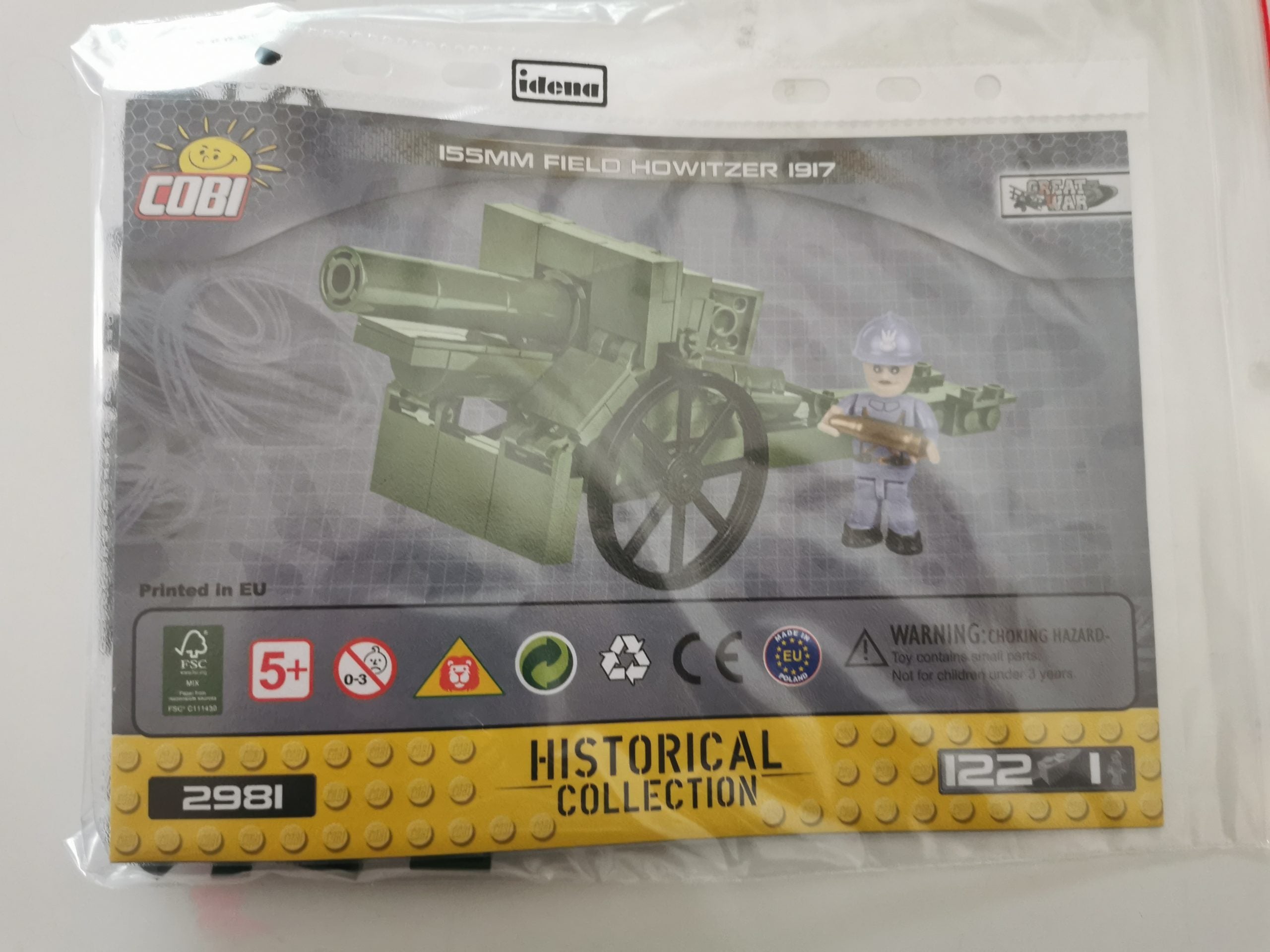 Cobi 2981 155mm Field Howitzer 1917 gebraucht