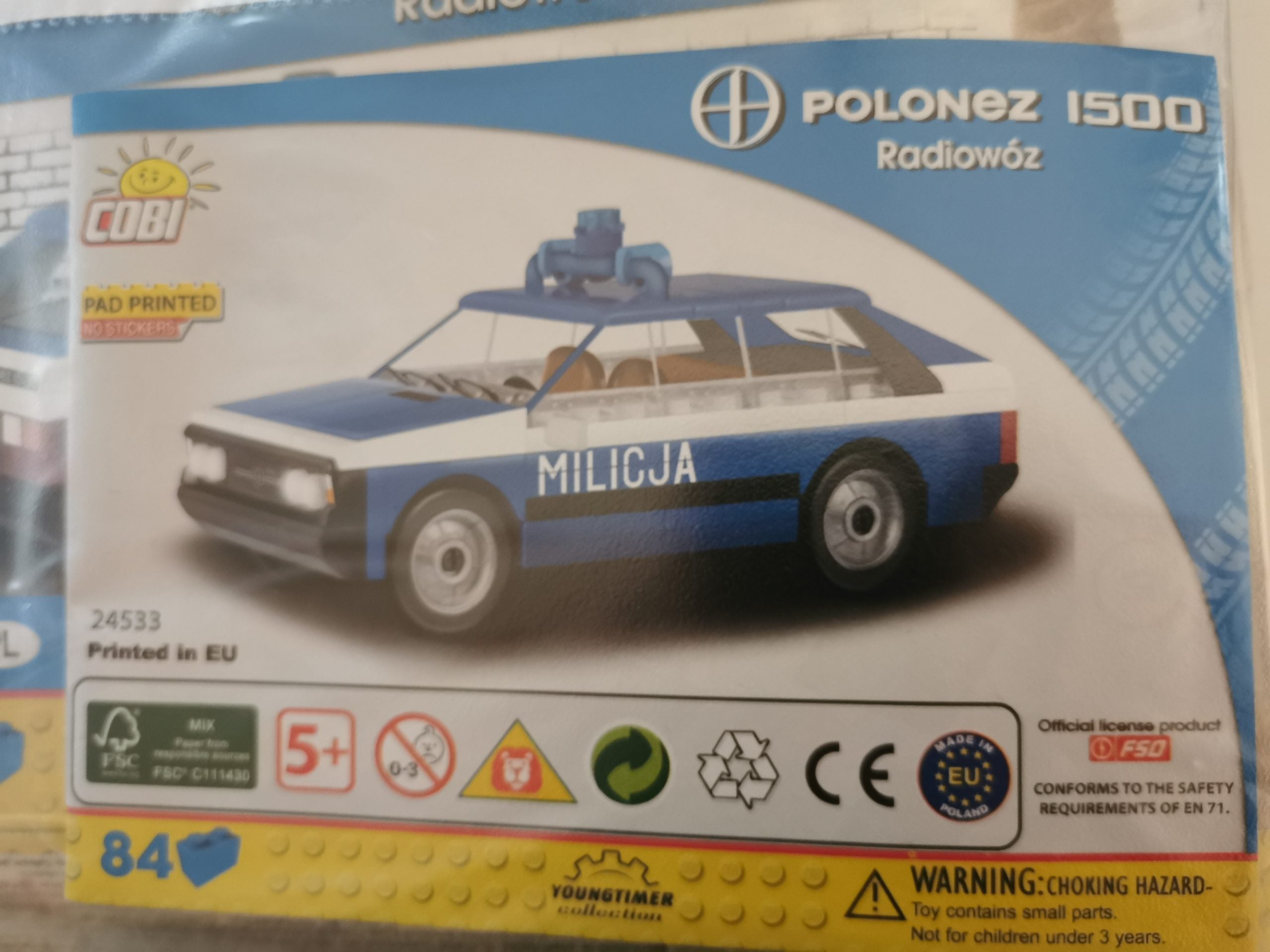 Cobi 24533 Polonez 1500 Radiowoz used