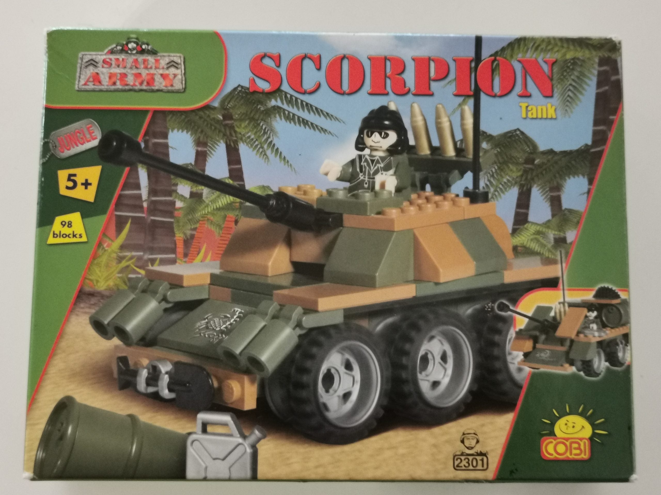 Cobi 2301 Scorpion tank used