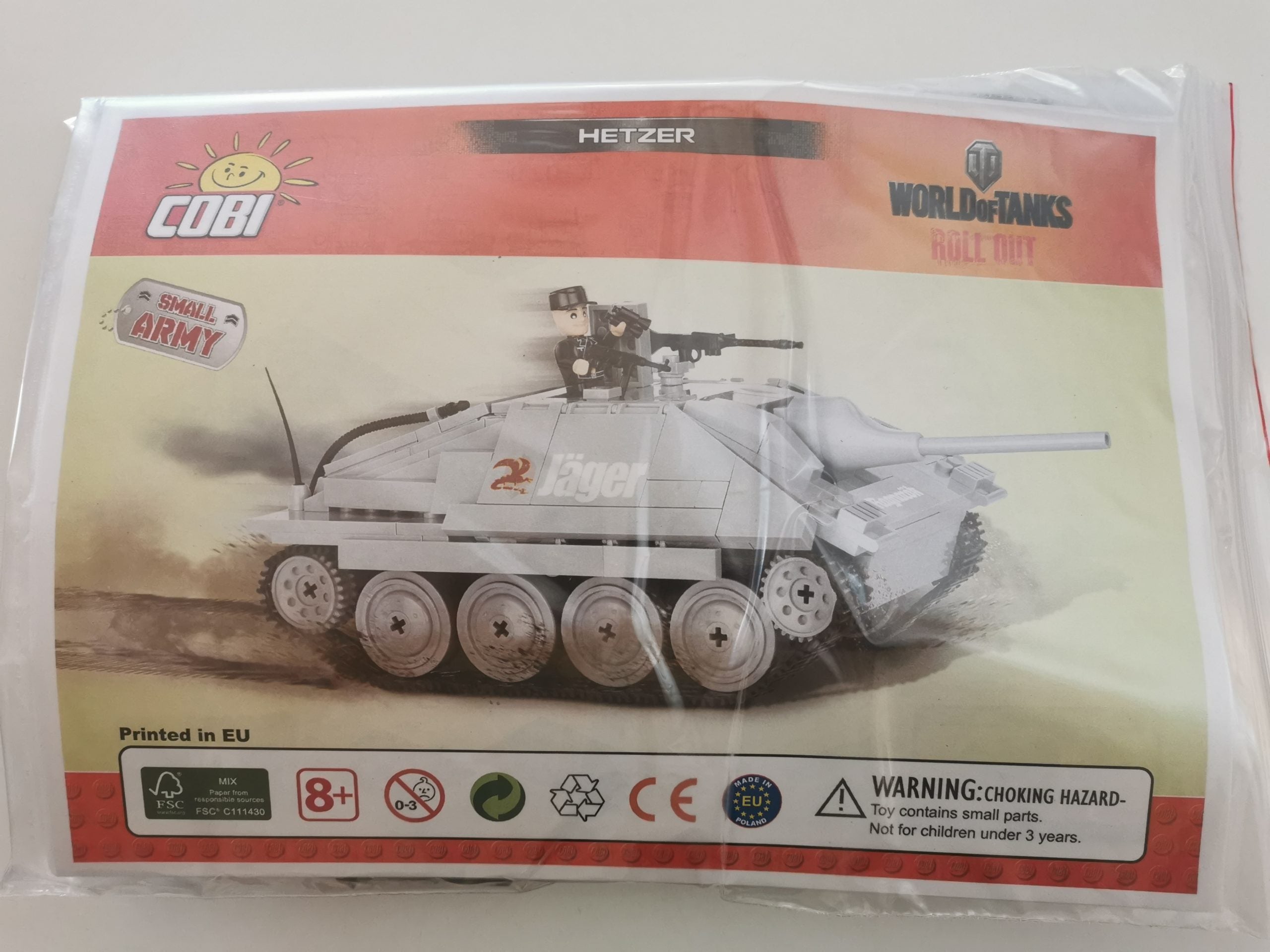 Cobi 3001 Hetzer (World of Tanks) used (reprint)