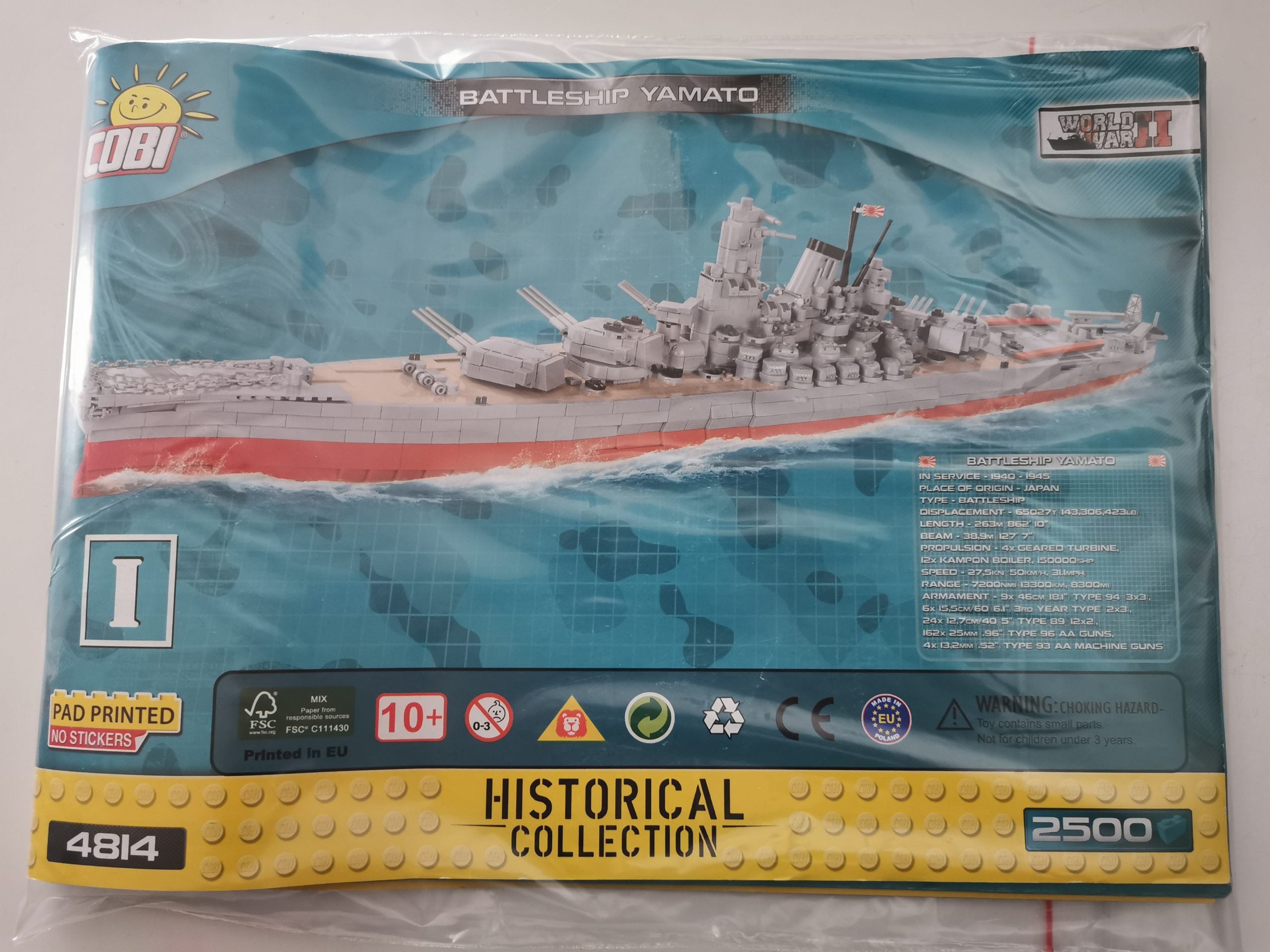 Cobi 4814 Battleship Yamato used