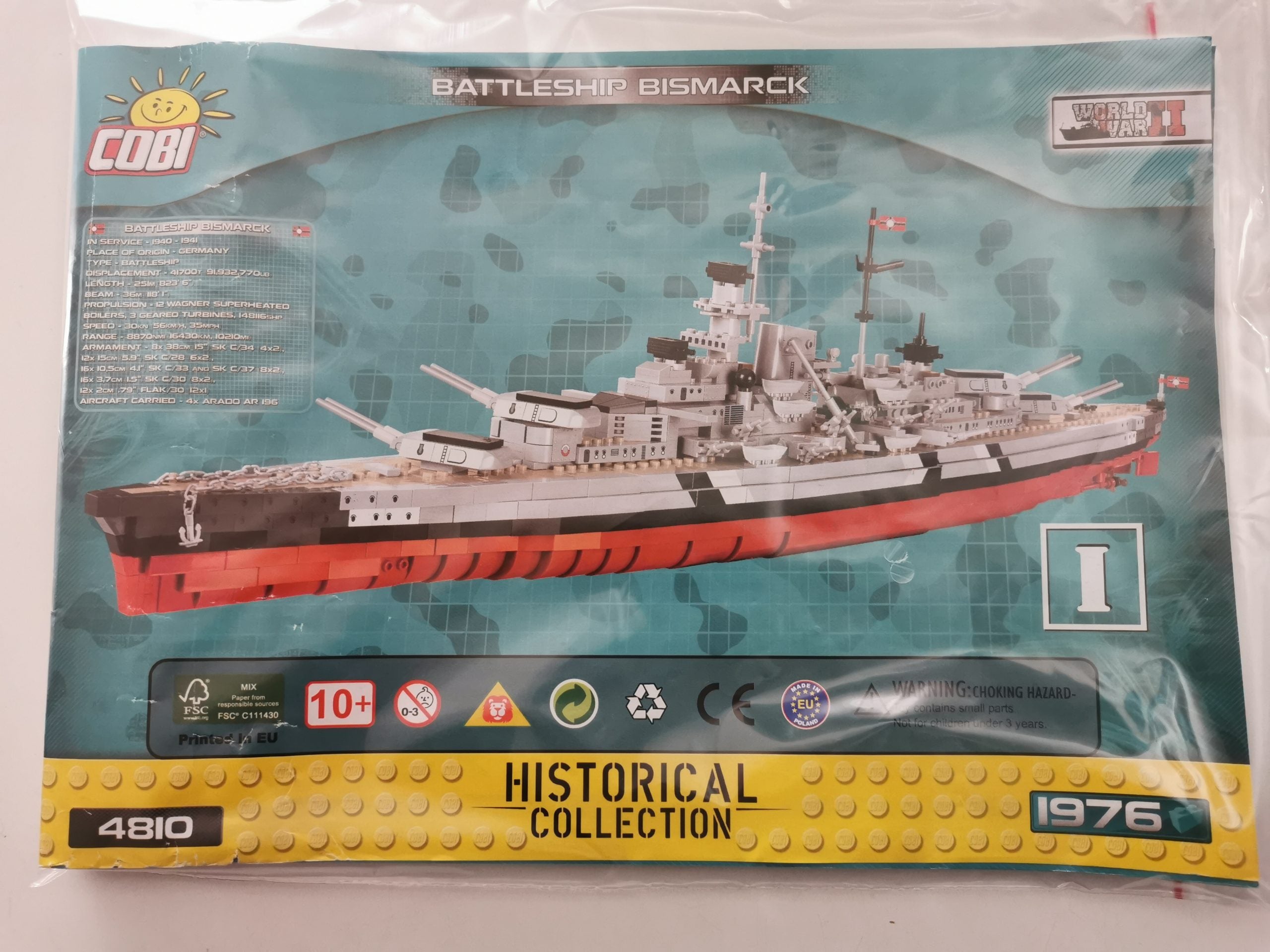 Cobi 4810 Battleship Bismarck used
