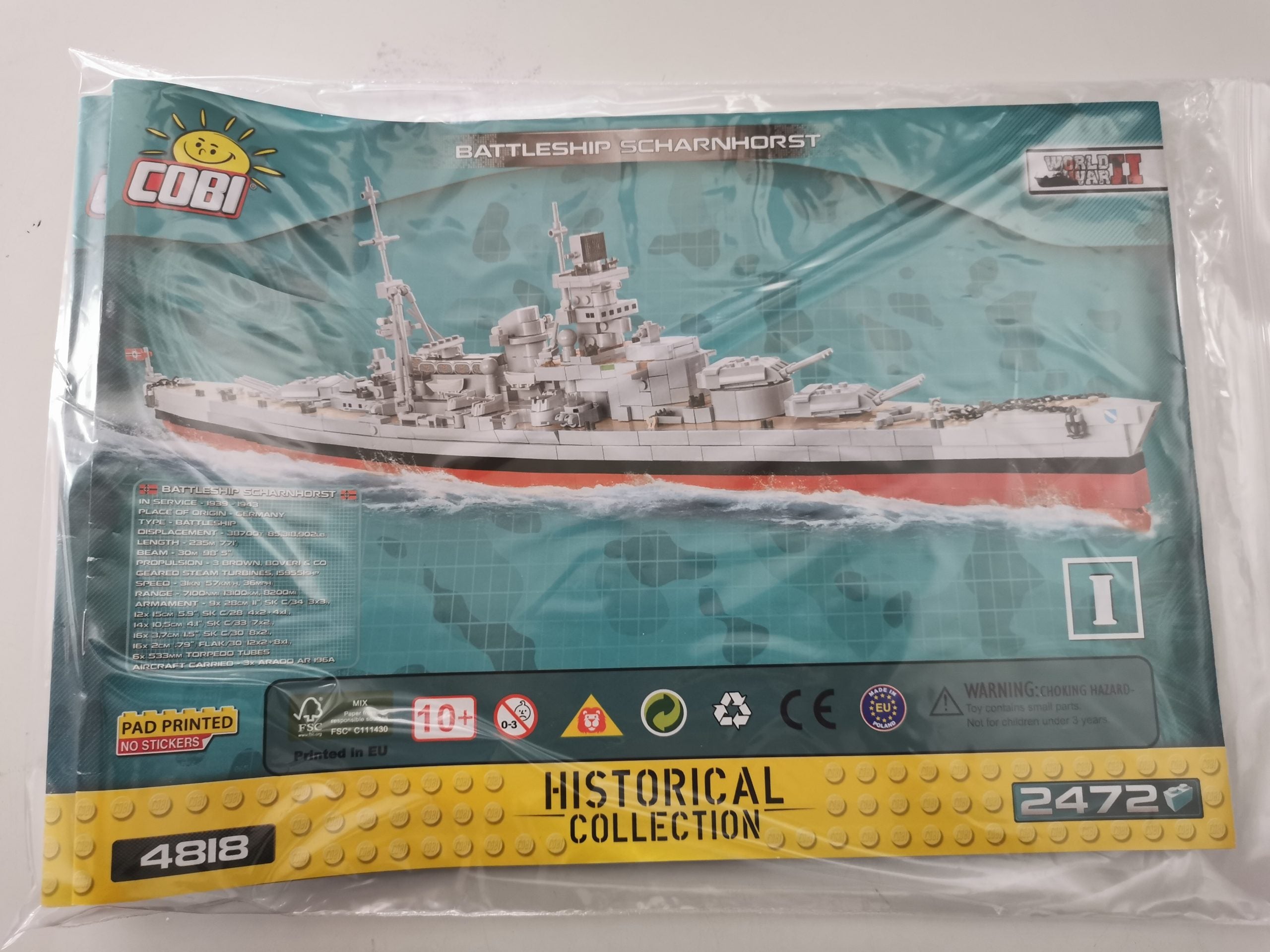 Cobi 4818 Battleship Scharnhorst gebraucht