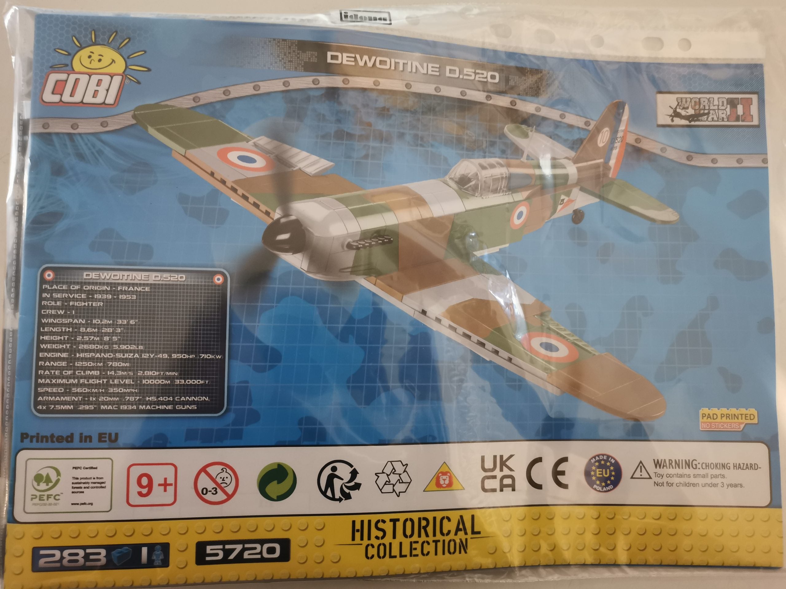 Cobi 5720 Dewoitine D.520 usado